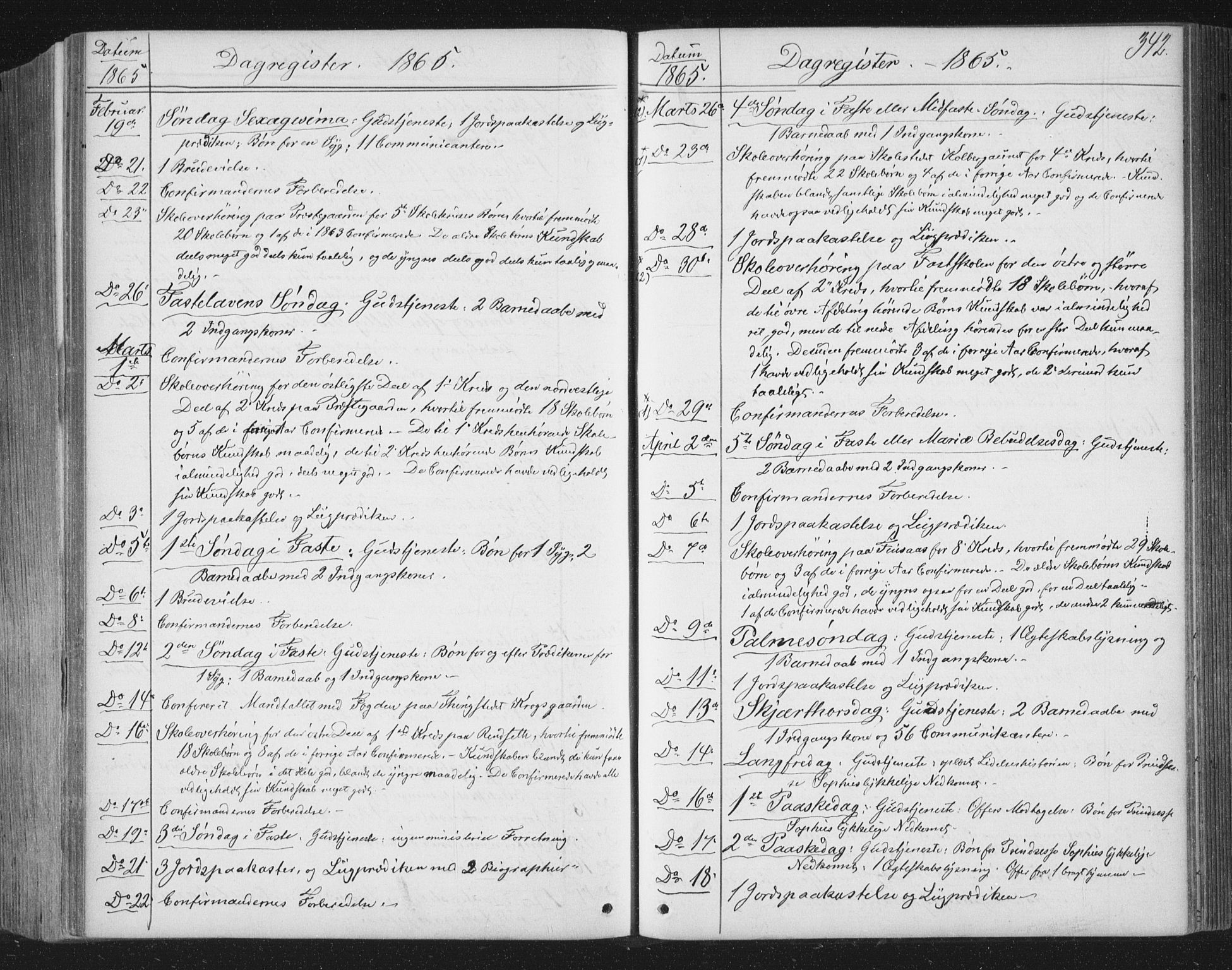 Ministerialprotokoller, klokkerbøker og fødselsregistre - Nord-Trøndelag, SAT/A-1458/749/L0472: Parish register (official) no. 749A06, 1857-1873, p. 342