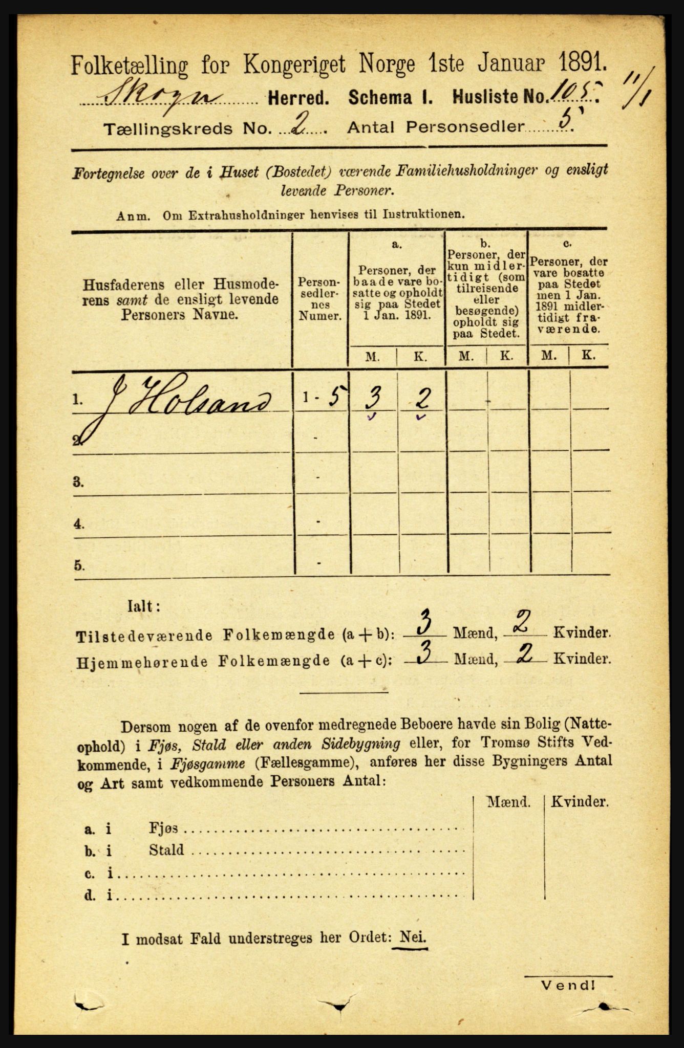 RA, 1891 census for 1719 Skogn, 1891, p. 971