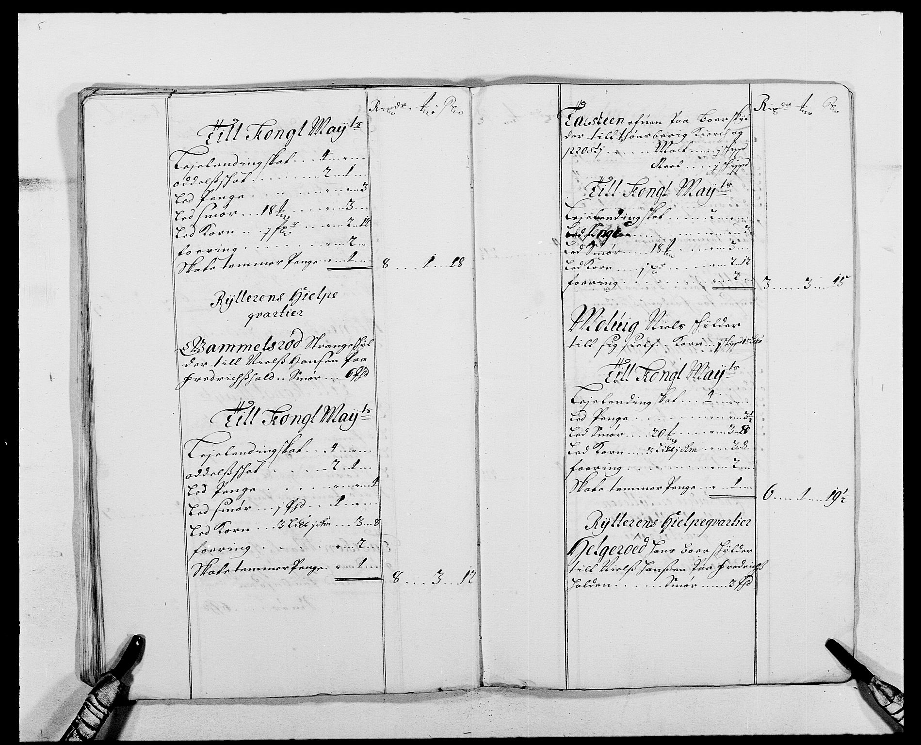 Rentekammeret inntil 1814, Reviderte regnskaper, Fogderegnskap, AV/RA-EA-4092/R02/L0107: Fogderegnskap Moss og Verne kloster, 1685-1691, p. 159