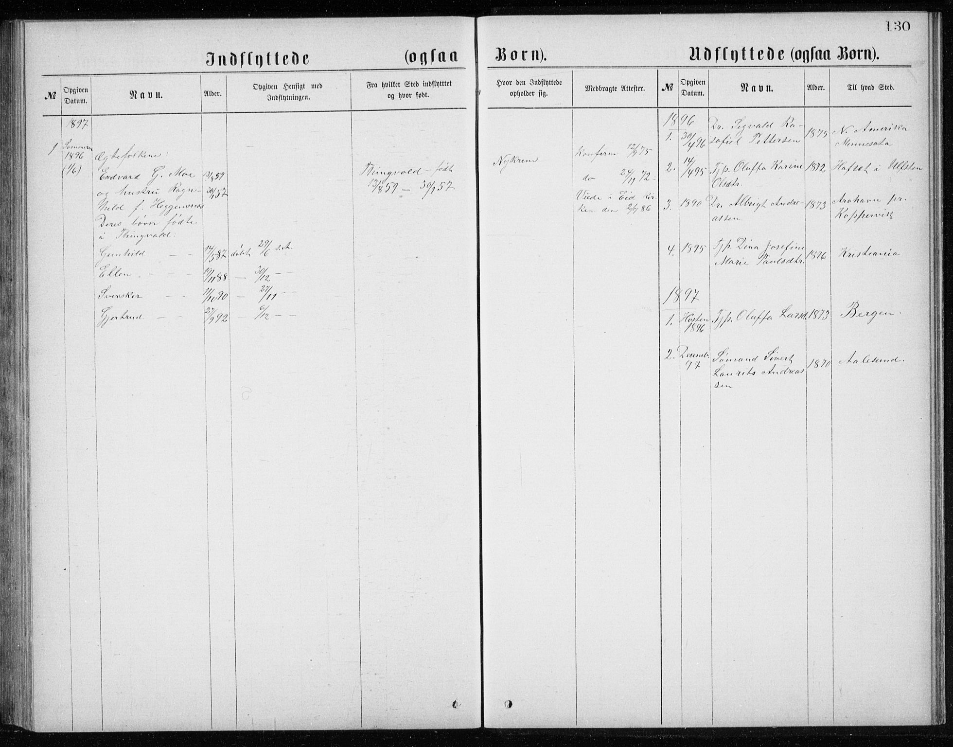 Ministerialprotokoller, klokkerbøker og fødselsregistre - Møre og Romsdal, SAT/A-1454/508/L0097: Parish register (copy) no. 508C01, 1873-1897, p. 130