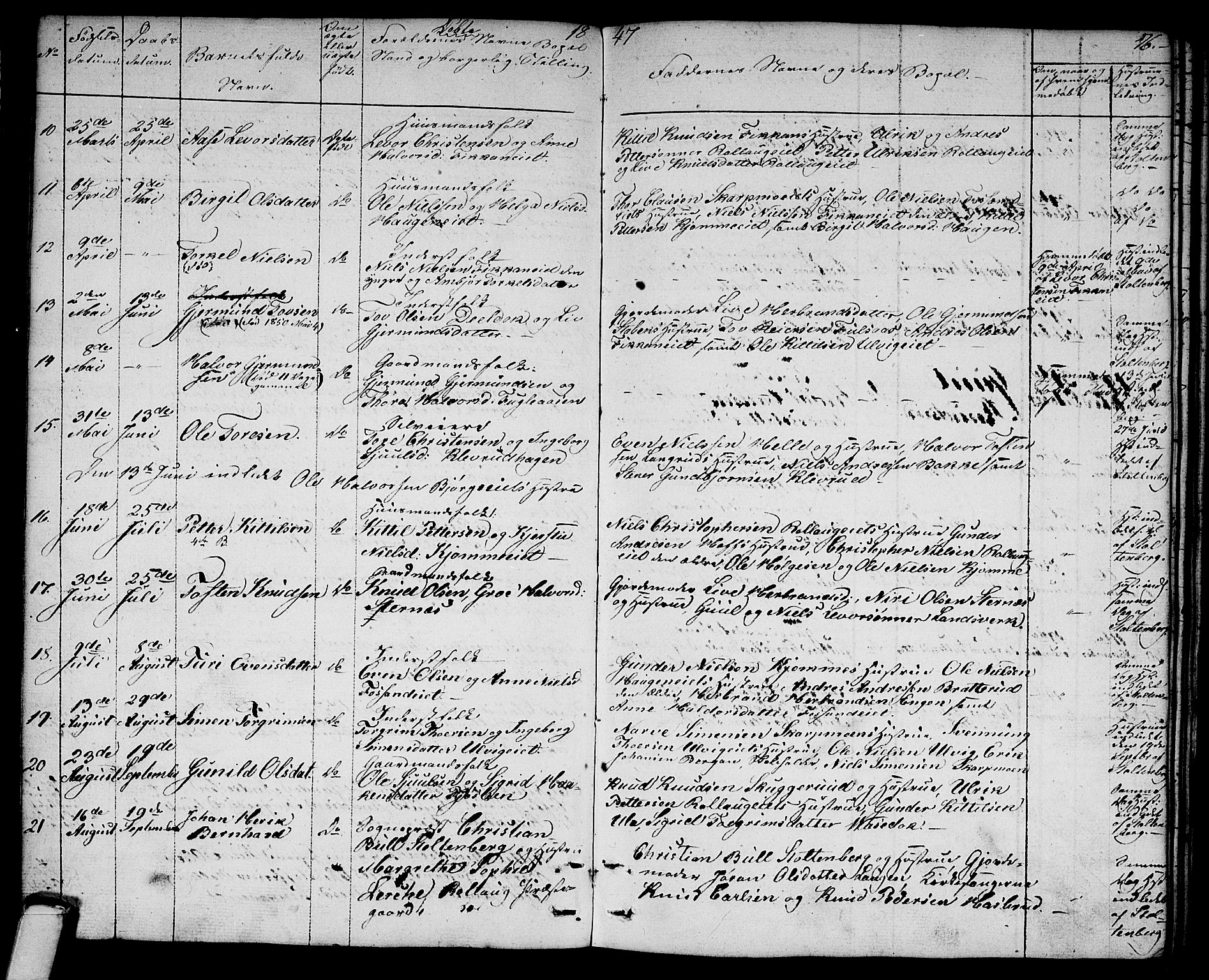 Rollag kirkebøker, SAKO/A-240/G/Ga/L0002: Parish register (copy) no. I 2, 1831-1856, p. 76