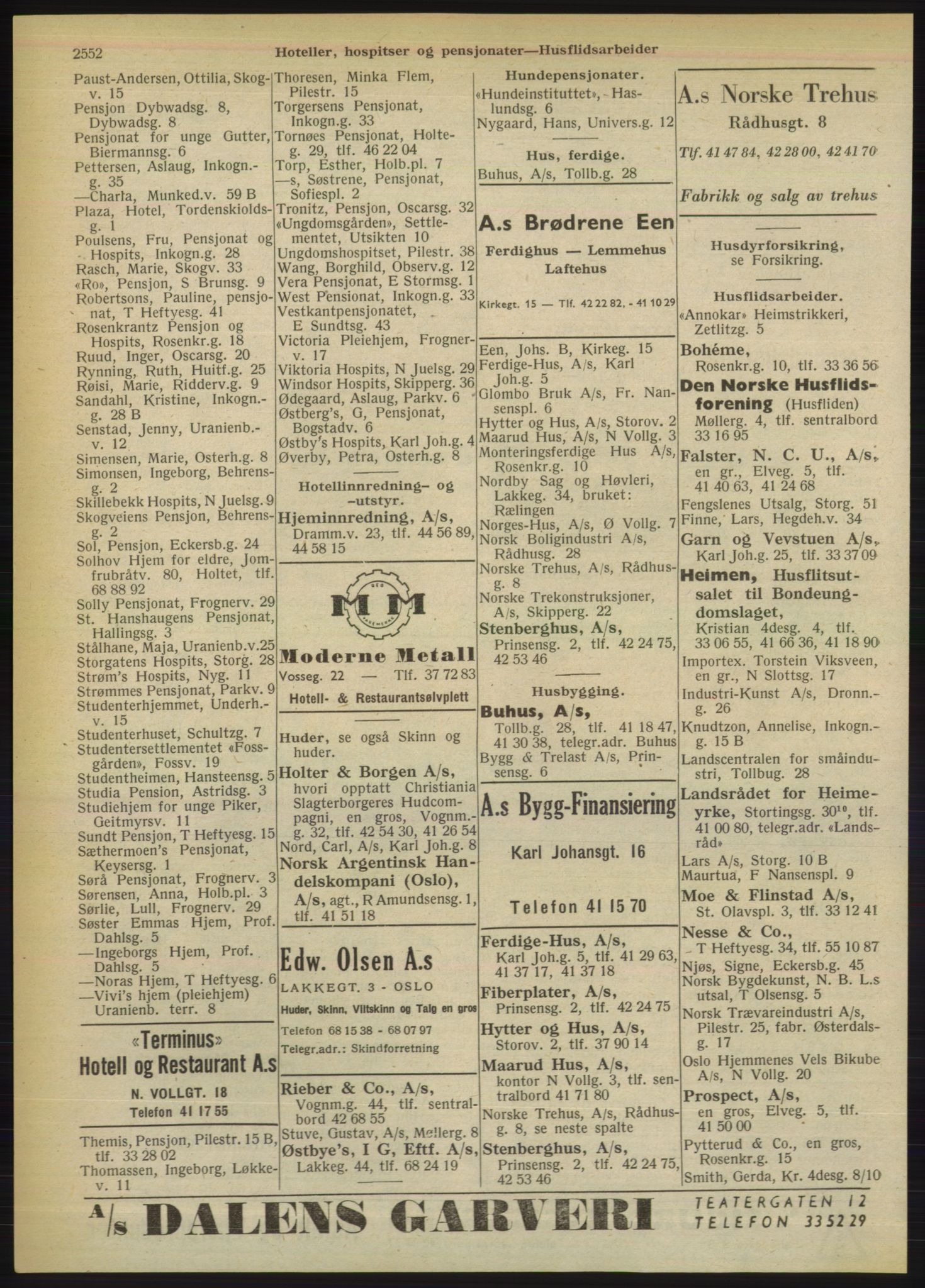 Kristiania/Oslo adressebok, PUBL/-, 1949, p. 2552