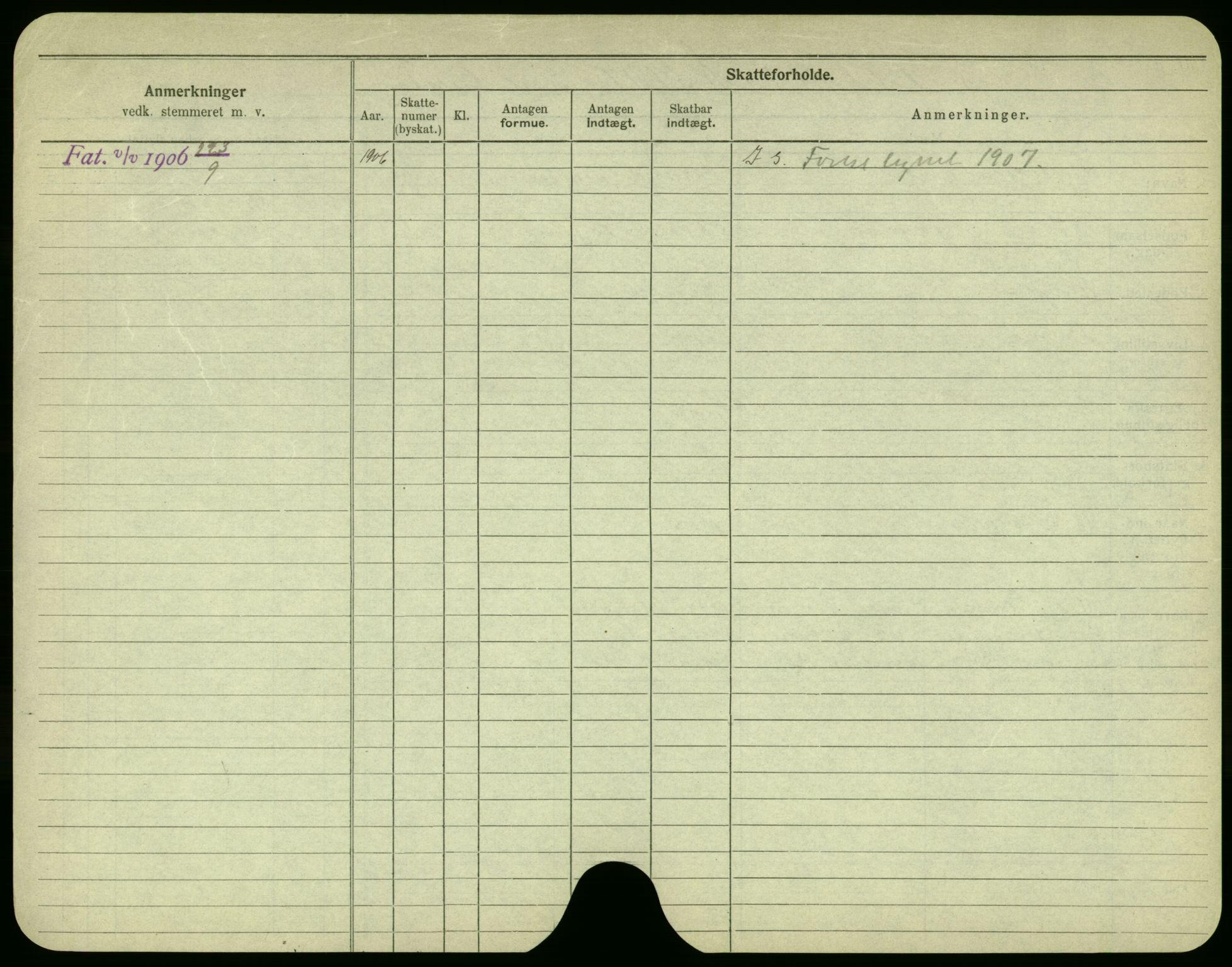 Oslo folkeregister, Registerkort, AV/SAO-A-11715/F/Fa/Fac/L0003: Menn, 1906-1914, p. 273b