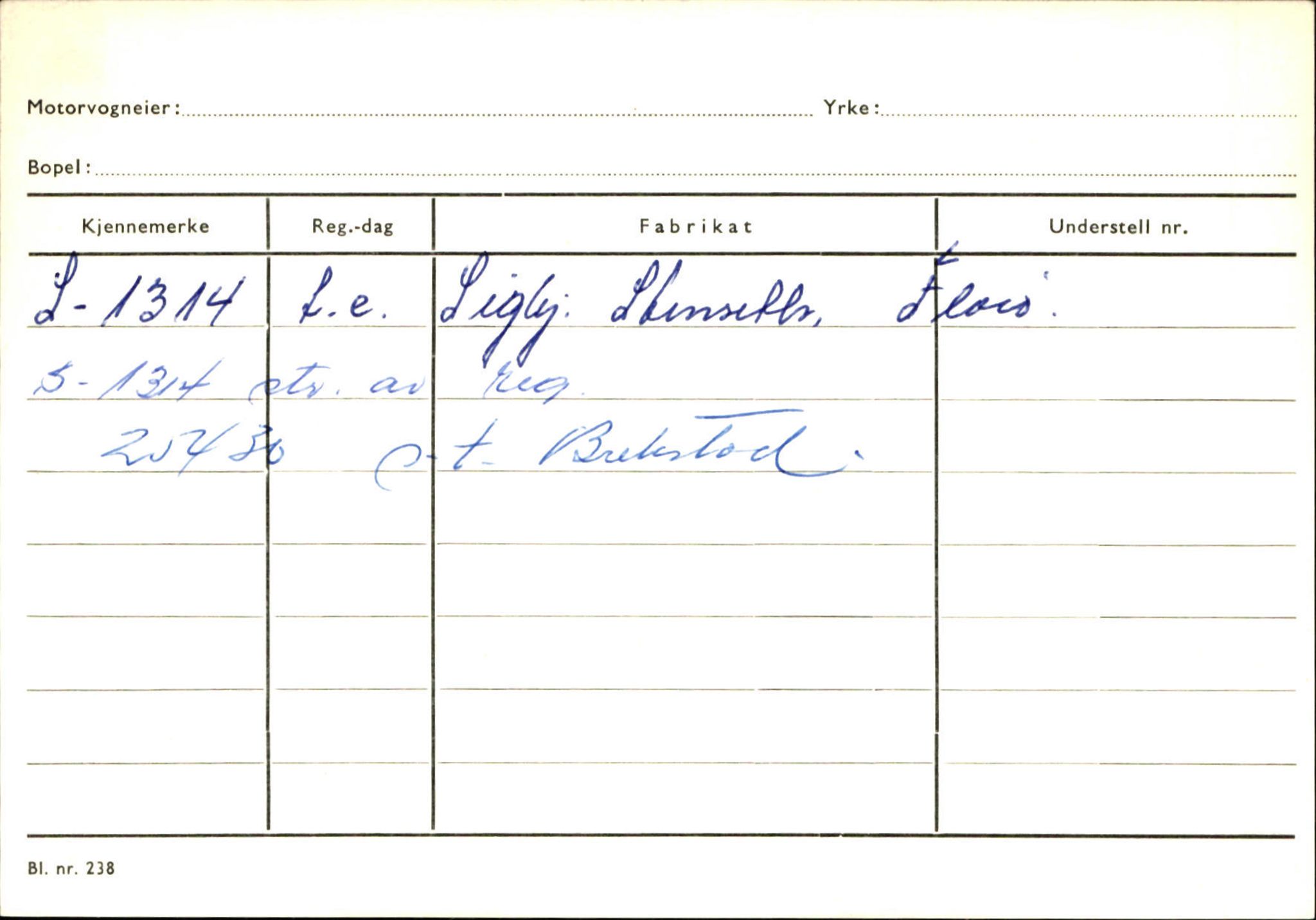 Statens vegvesen, Sogn og Fjordane vegkontor, AV/SAB-A-5301/4/F/L0126: Eigarregister Fjaler M-Å. Leikanger A-Å, 1945-1975, p. 462