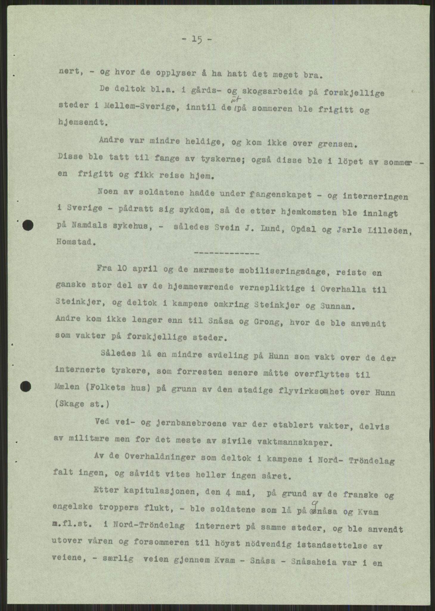 Forsvaret, Forsvarets krigshistoriske avdeling, AV/RA-RAFA-2017/Y/Ya/L0016: II-C-11-31 - Fylkesmenn.  Rapporter om krigsbegivenhetene 1940., 1940, p. 550