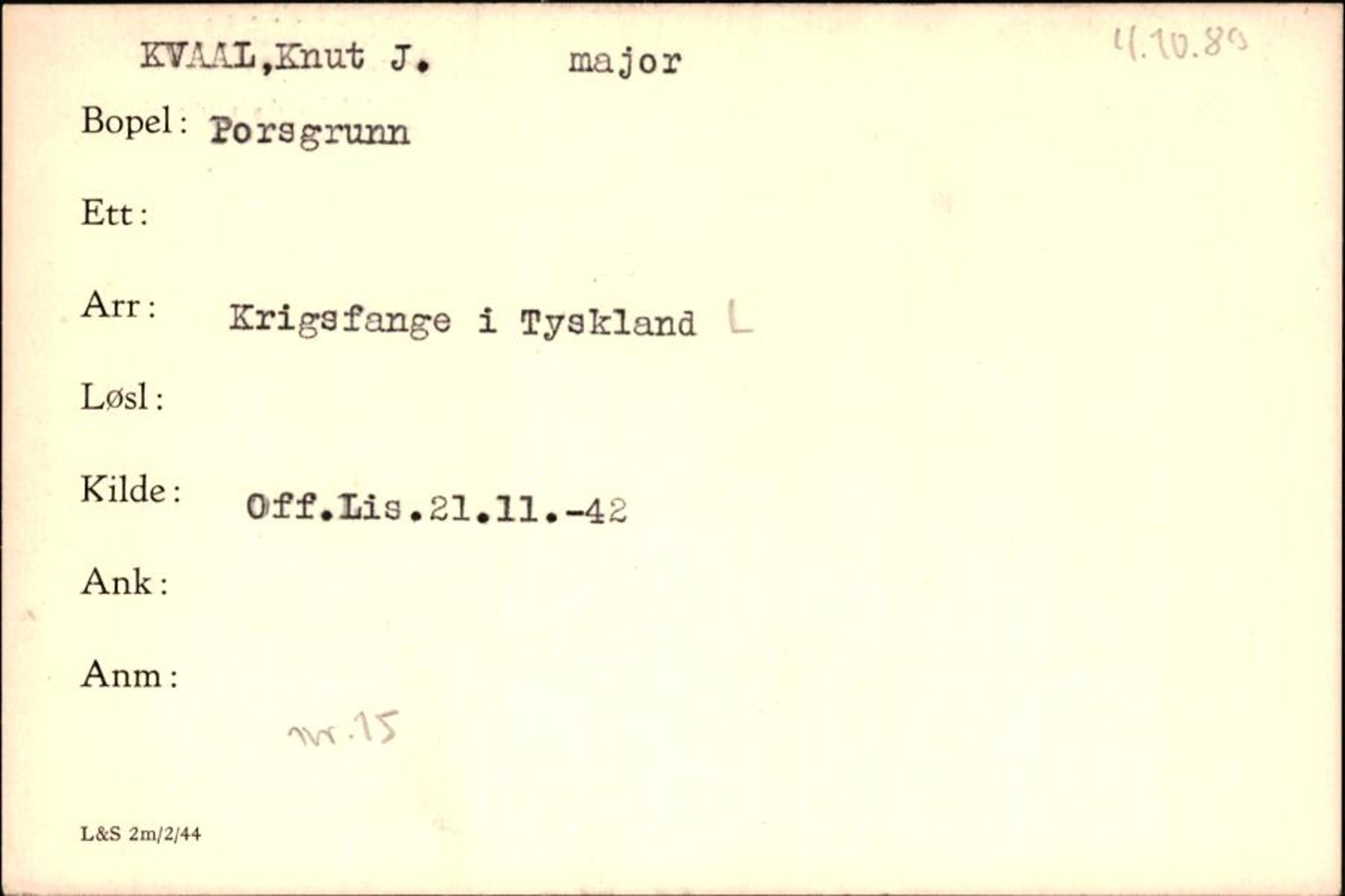 Forsvaret, Forsvarets krigshistoriske avdeling, AV/RA-RAFA-2017/Y/Yf/L0200: II-C-11-2102  -  Norske krigsfanger i Tyskland, 1940-1945, p. 614