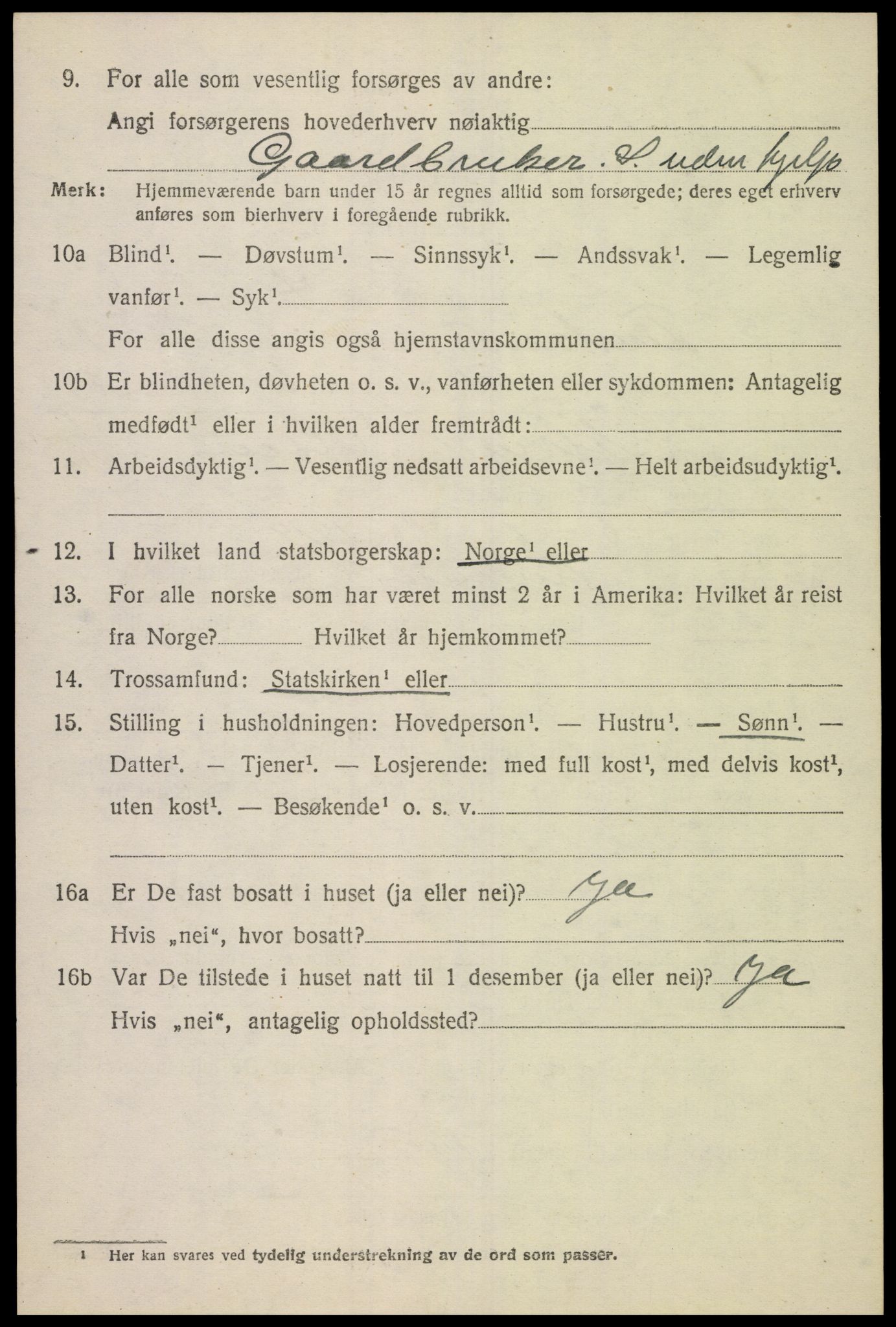 SAK, 1920 census for Finsland, 1920, p. 705