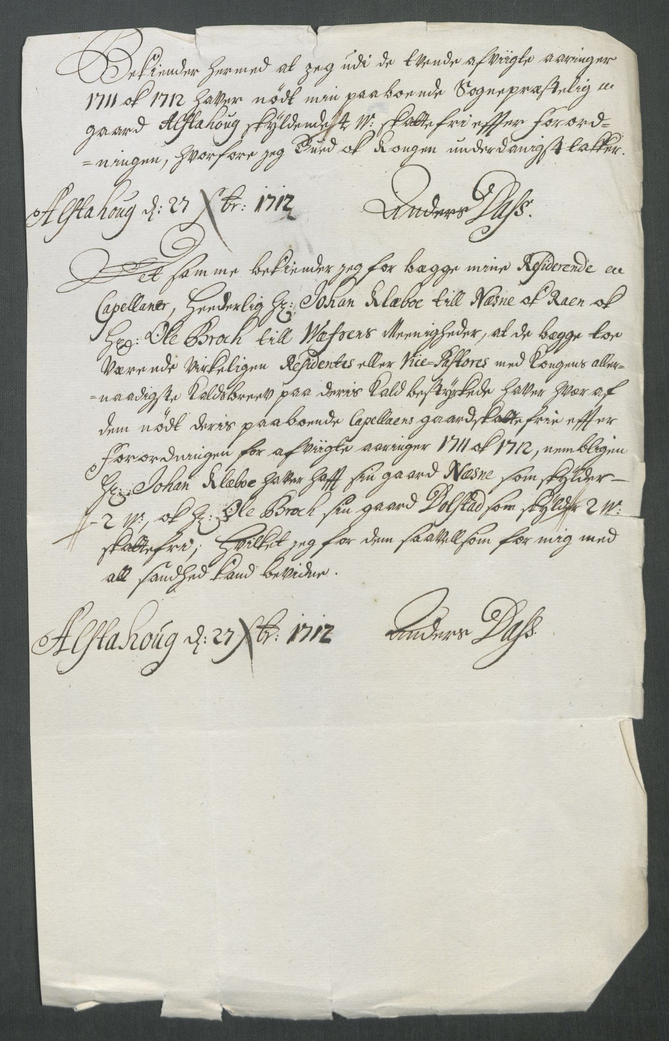 Rentekammeret inntil 1814, Reviderte regnskaper, Fogderegnskap, AV/RA-EA-4092/R65/L4512: Fogderegnskap Helgeland, 1712-1713, p. 135