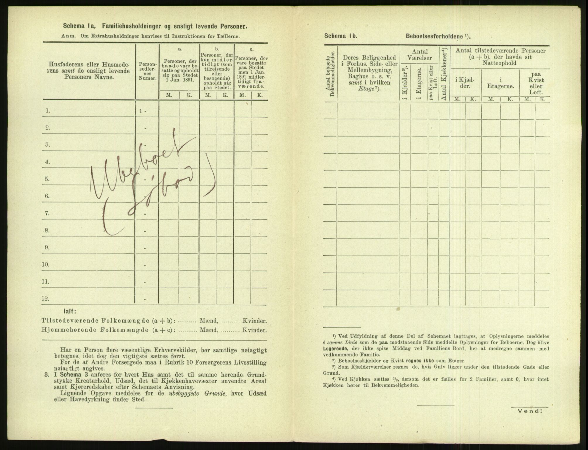 RA, 1891 census for 1004 Flekkefjord, 1891, p. 445