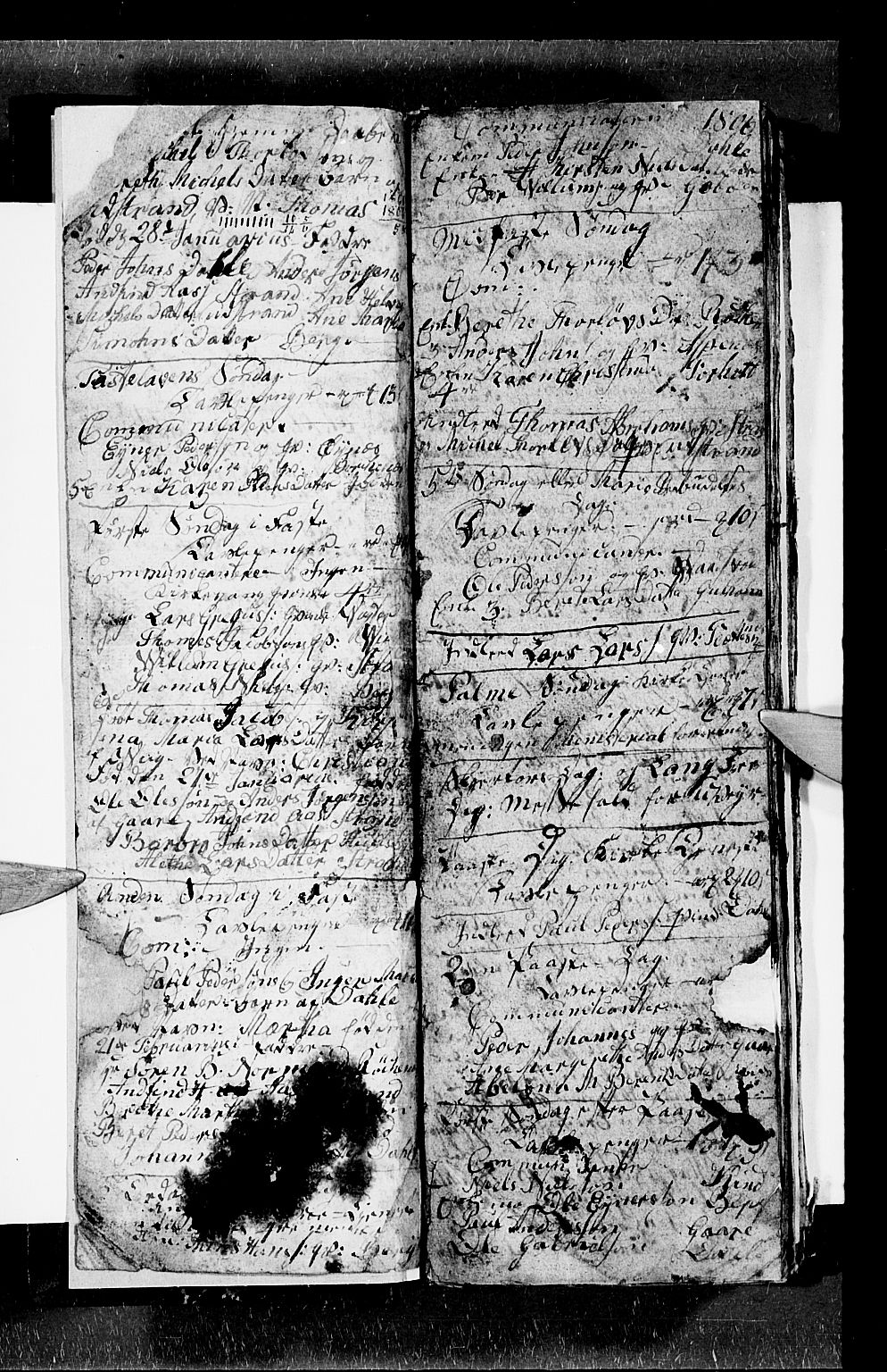 Kvæfjord sokneprestkontor, AV/SATØ-S-1323/G/Ga/Gab/L0001klokker: Parish register (copy) no. 1, 1806-1824