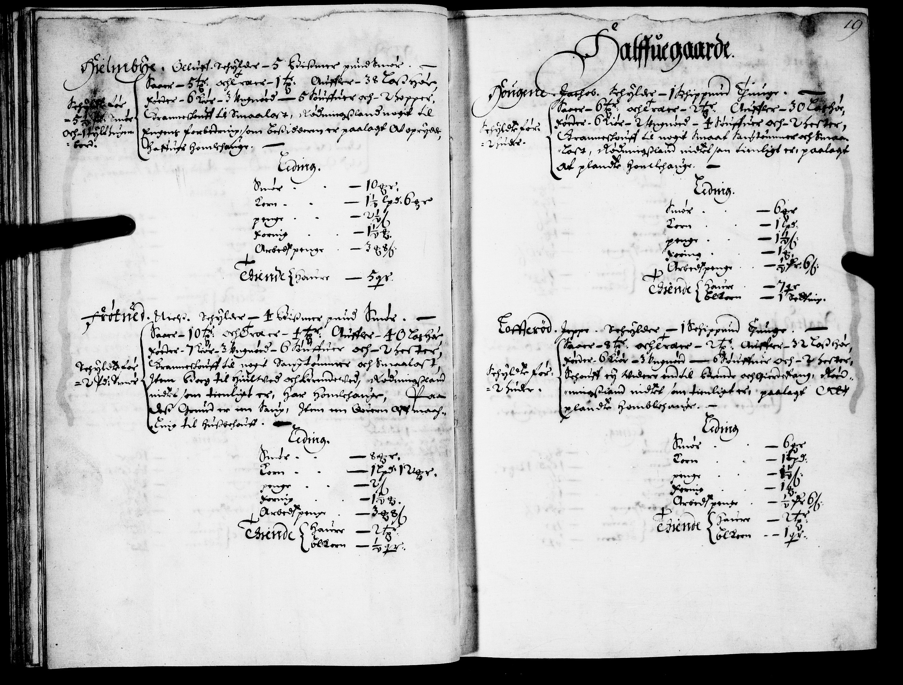 Rentekammeret inntil 1814, Realistisk ordnet avdeling, AV/RA-EA-4070/N/Nb/Nba/L0021: Brunla len, 1667, p. 18b-19a