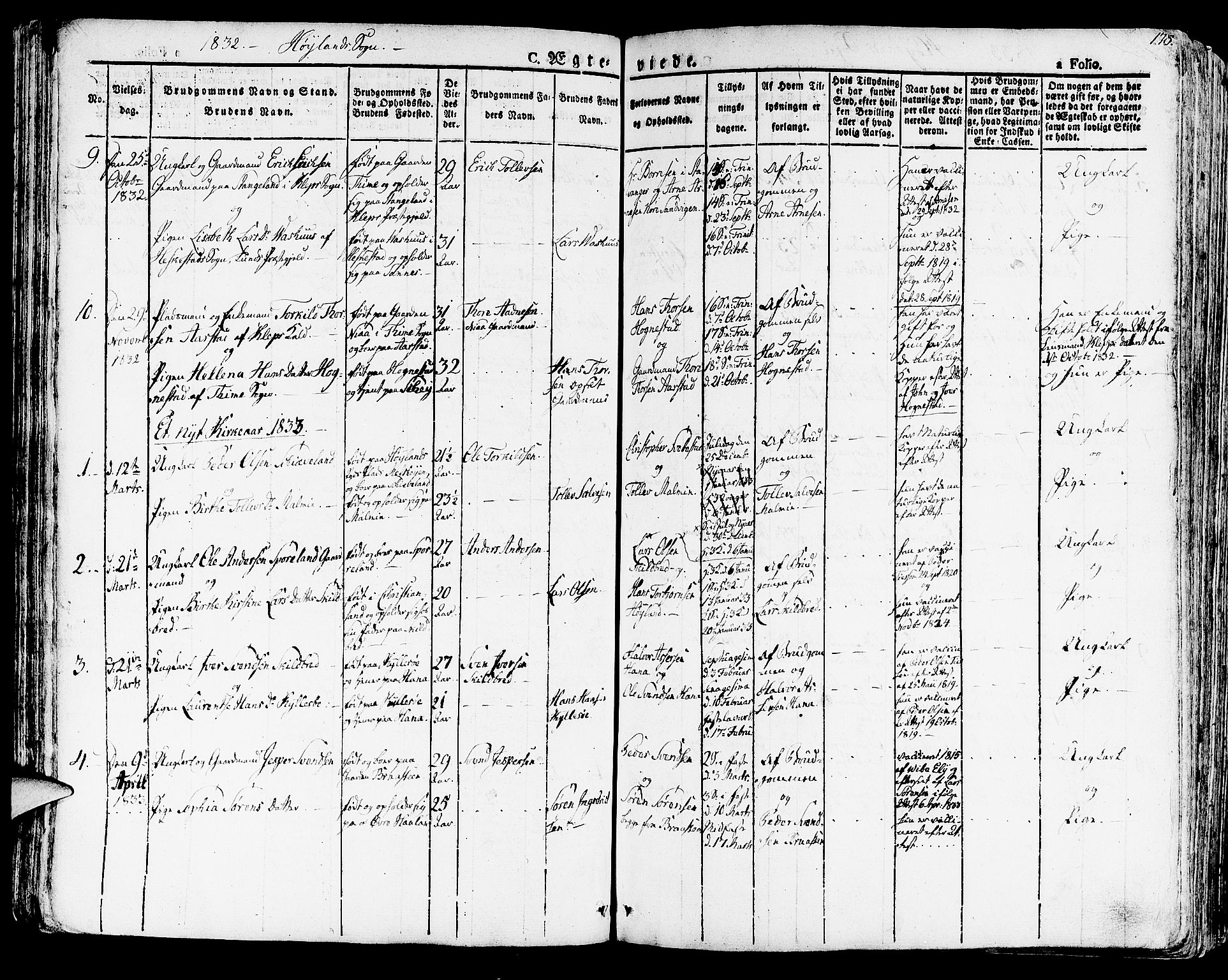Høyland sokneprestkontor, SAST/A-101799/001/30BA/L0007: Parish register (official) no. A 7 /1, 1825-1841, p. 178
