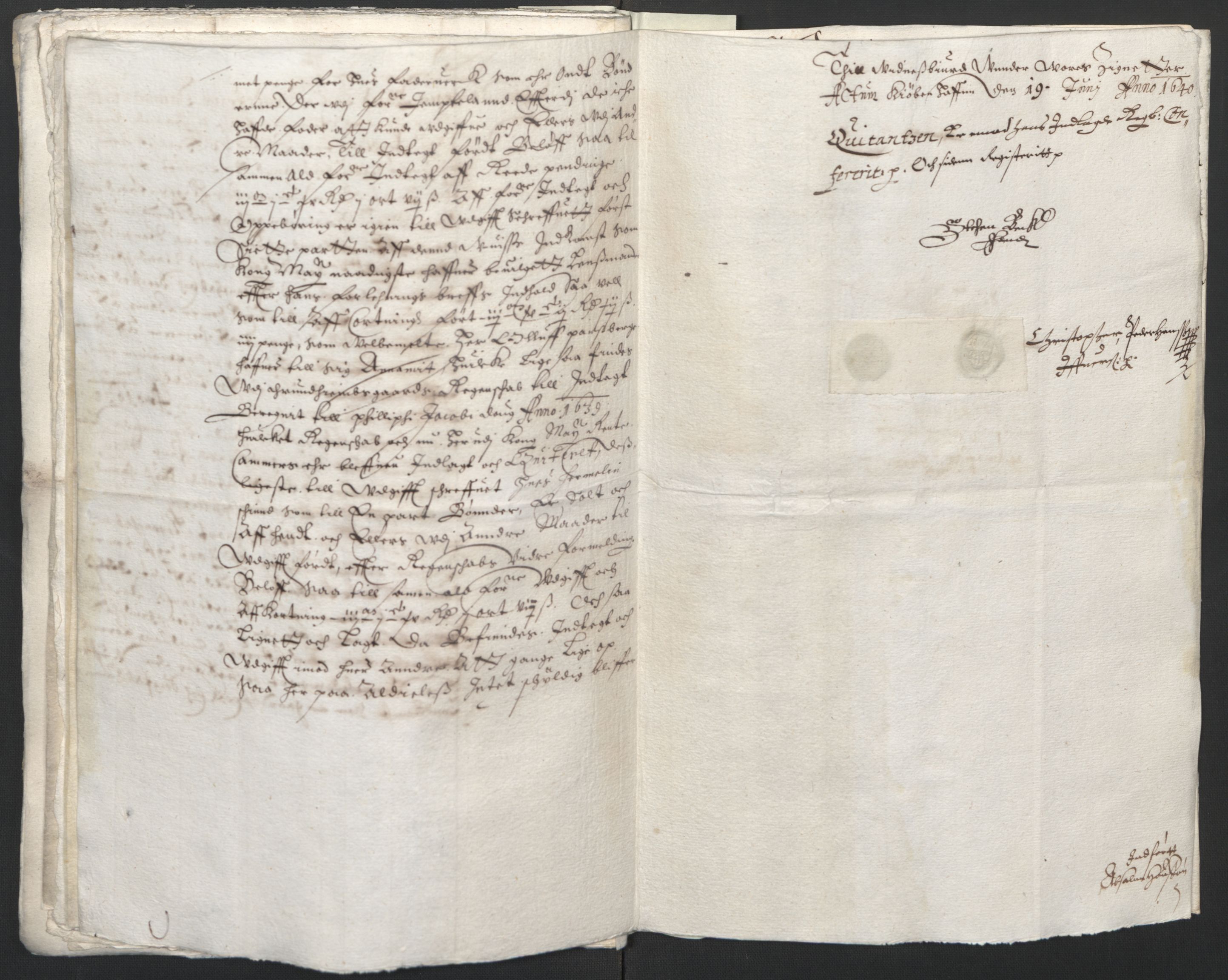 Rentekammeret inntil 1814, Reviderte regnskaper, Lensregnskaper, AV/RA-EA-5023/R/Rb/Rbw/L0073: Trondheim len, 1629-1643