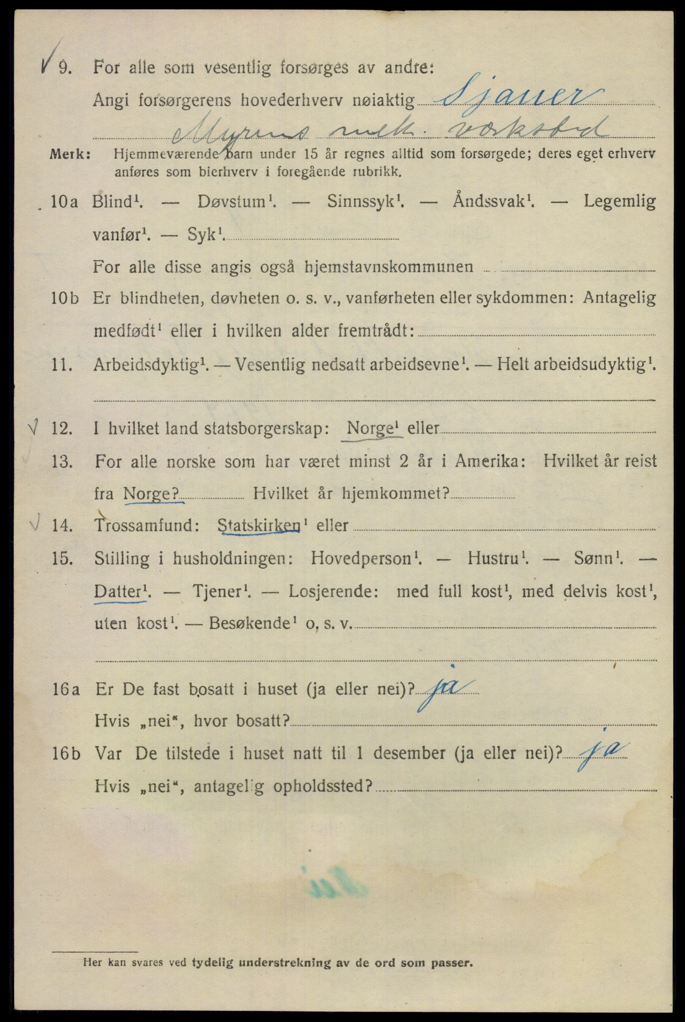 SAO, 1920 census for Kristiania, 1920, p. 174346