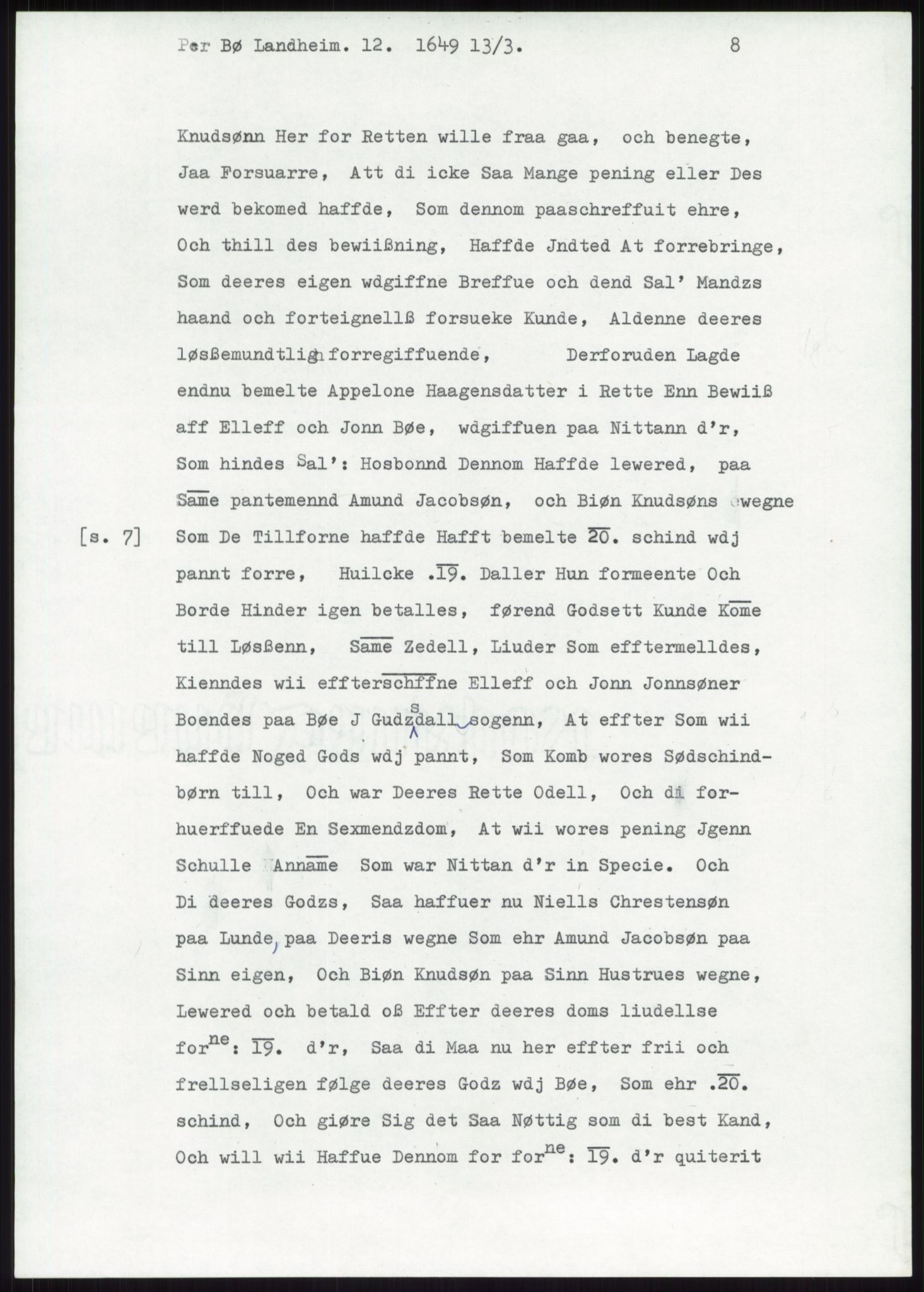 Samlinger til kildeutgivelse, Diplomavskriftsamlingen, AV/RA-EA-4053/H/Ha, p. 3052