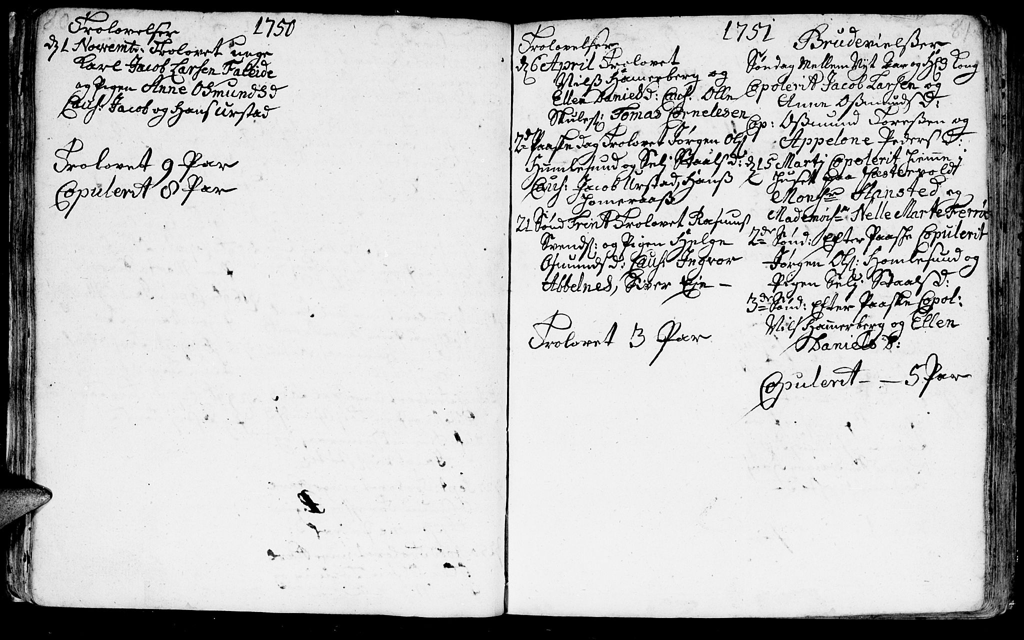 Flekkefjord sokneprestkontor, AV/SAK-1111-0012/F/Fa/Fab/L0001: Parish register (official) no. A 1, 1750-1780, p. 80-81