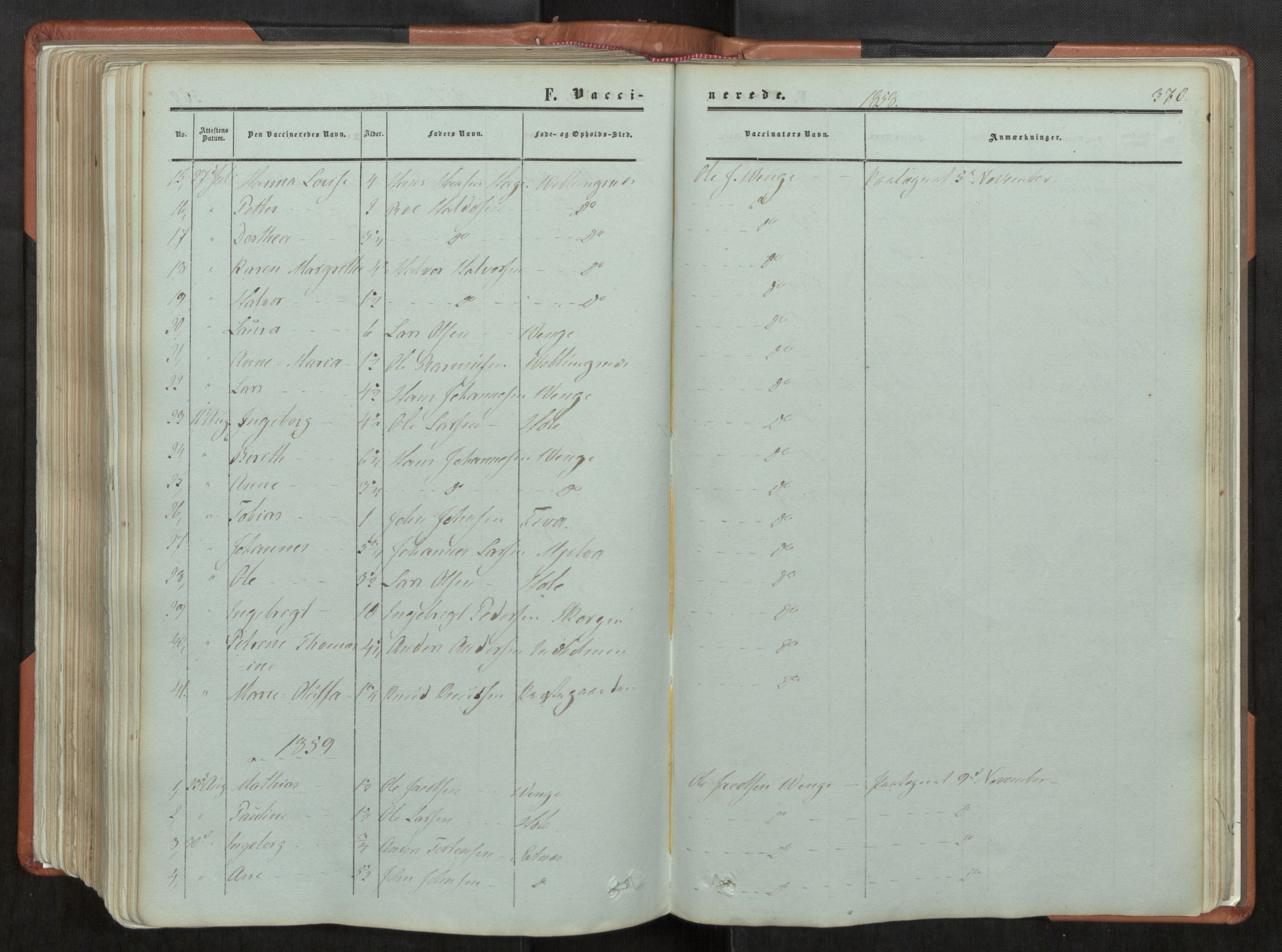 Ministerialprotokoller, klokkerbøker og fødselsregistre - Møre og Romsdal, AV/SAT-A-1454/544/L0572: Parish register (official) no. 544A05, 1854-1886, p. 370