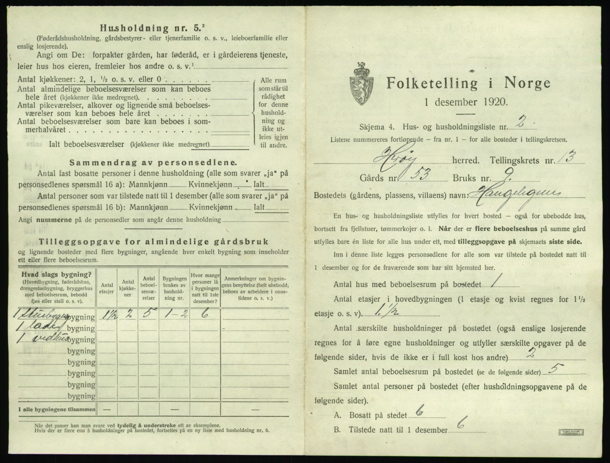 SAT, 1920 census for Herøy (MR), 1920, p. 1019