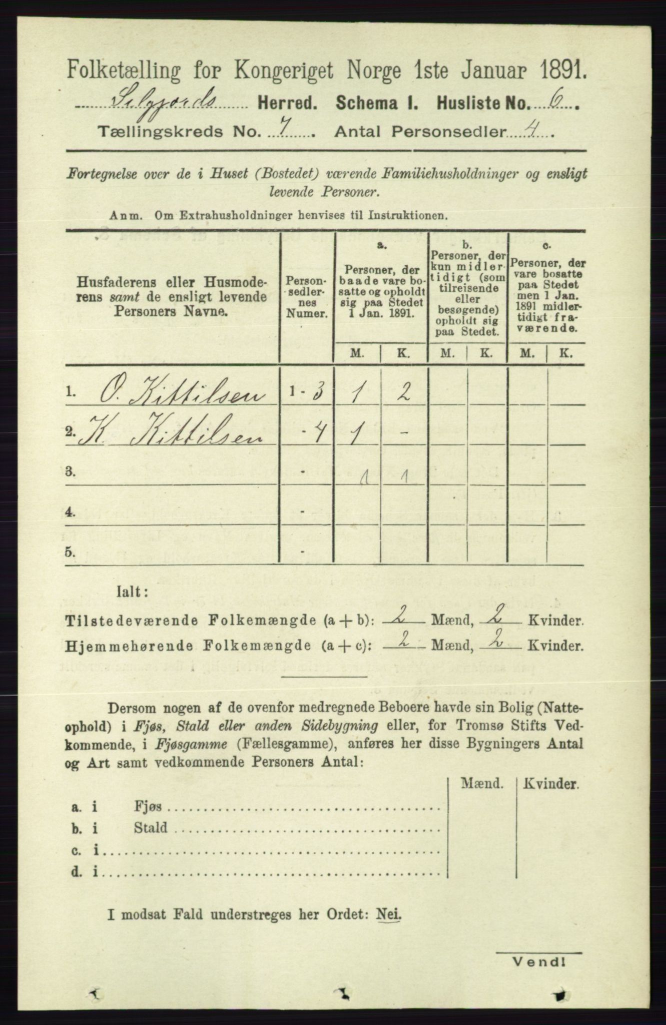 RA, 1891 census for 0828 Seljord, 1891, p. 2569