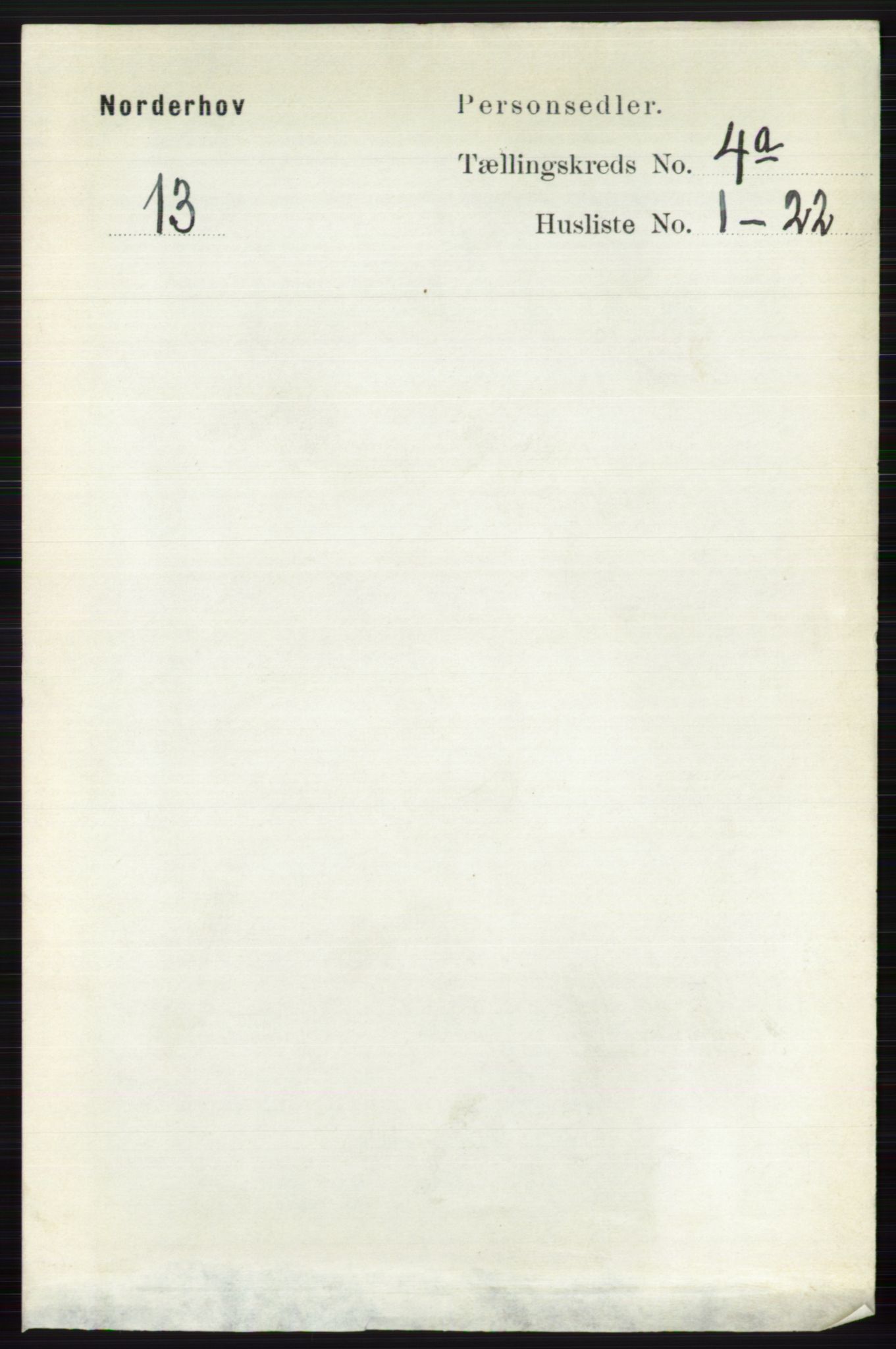 RA, 1891 census for 0613 Norderhov, 1891, p. 1714