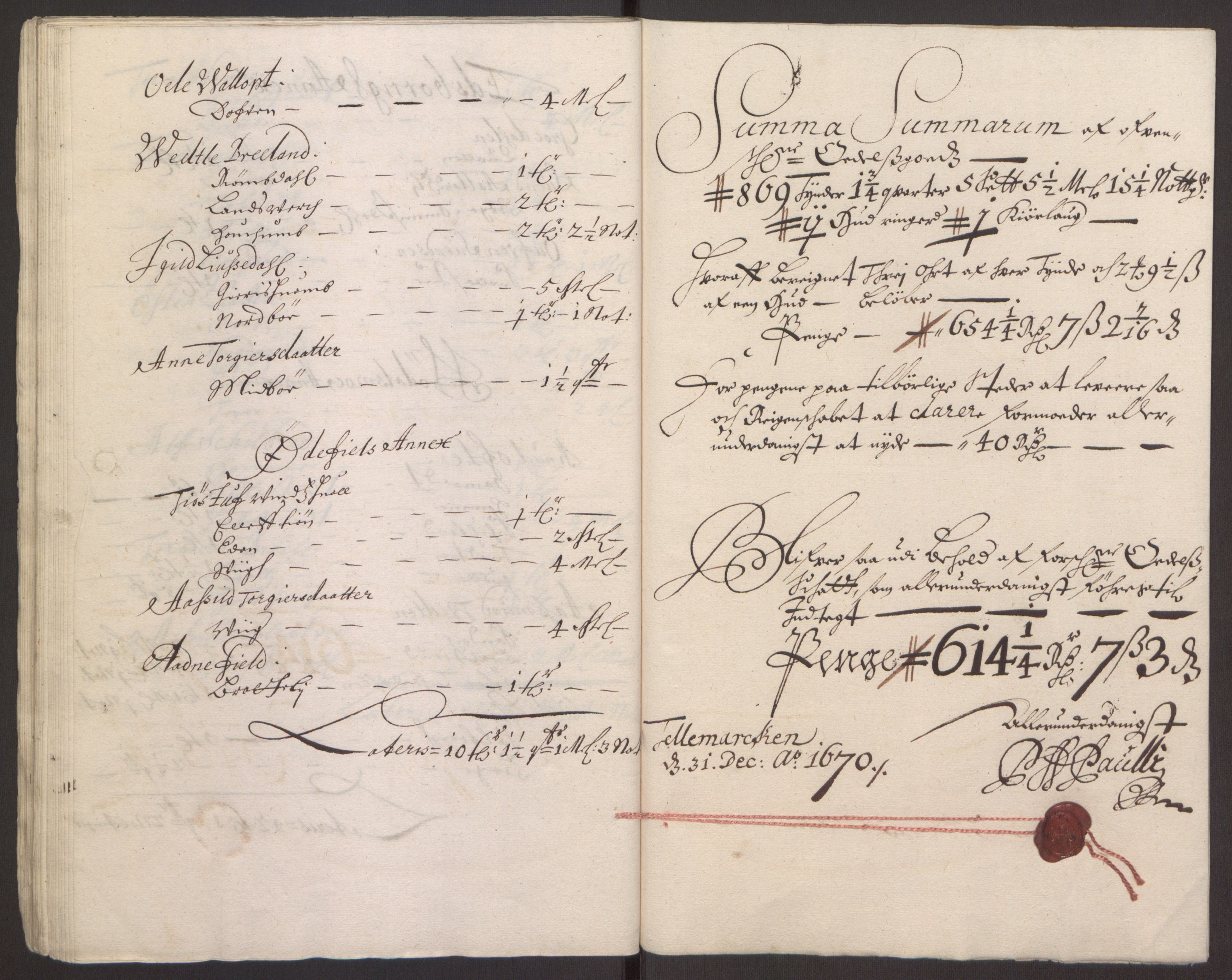 Rentekammeret inntil 1814, Reviderte regnskaper, Fogderegnskap, AV/RA-EA-4092/R35/L2059: Fogderegnskap Øvre og Nedre Telemark, 1668-1670, p. 225