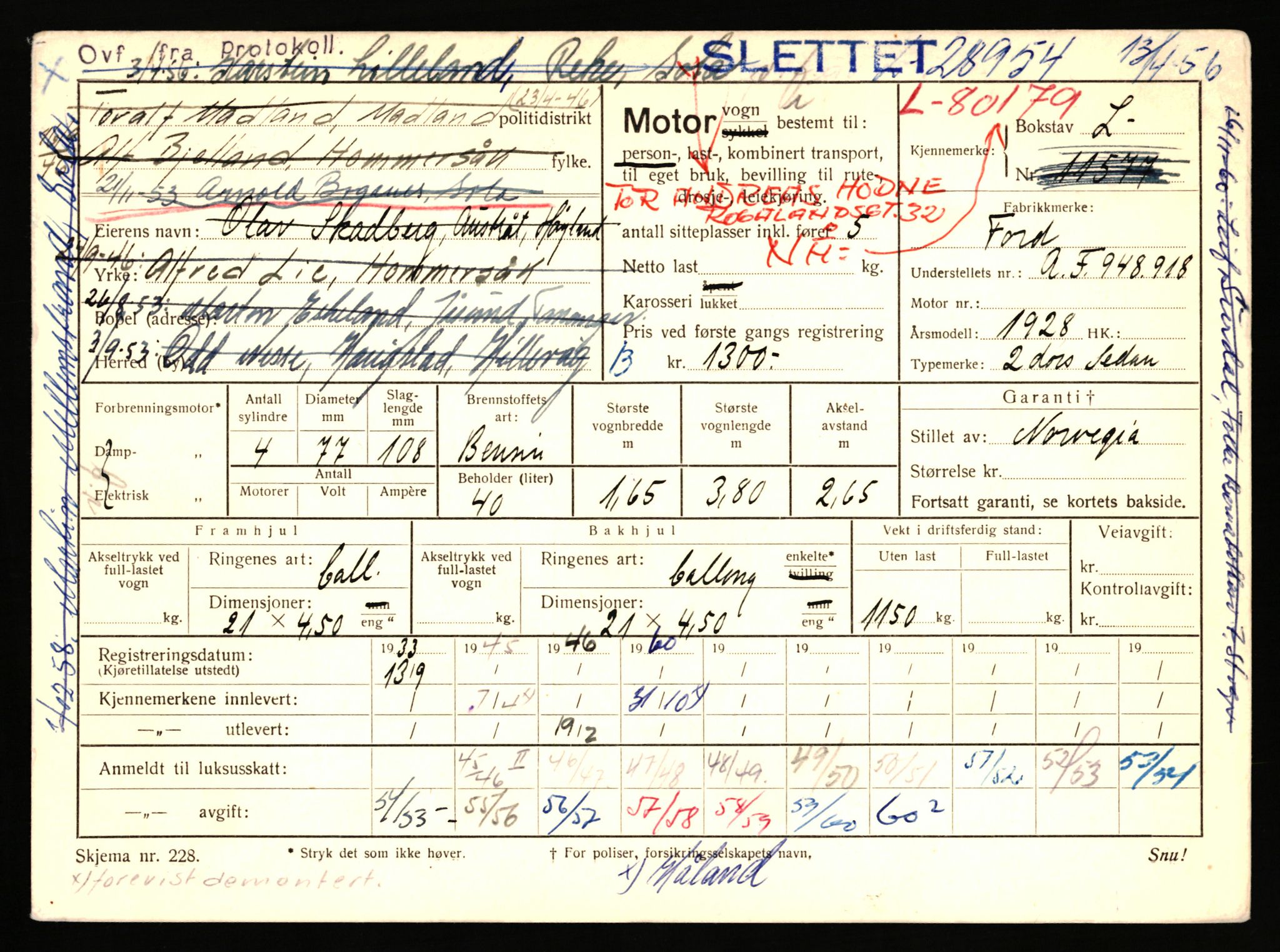 Stavanger trafikkstasjon, AV/SAST-A-101942/0/F/L0047: L-28400 - L-29099, 1930-1971, p. 1707