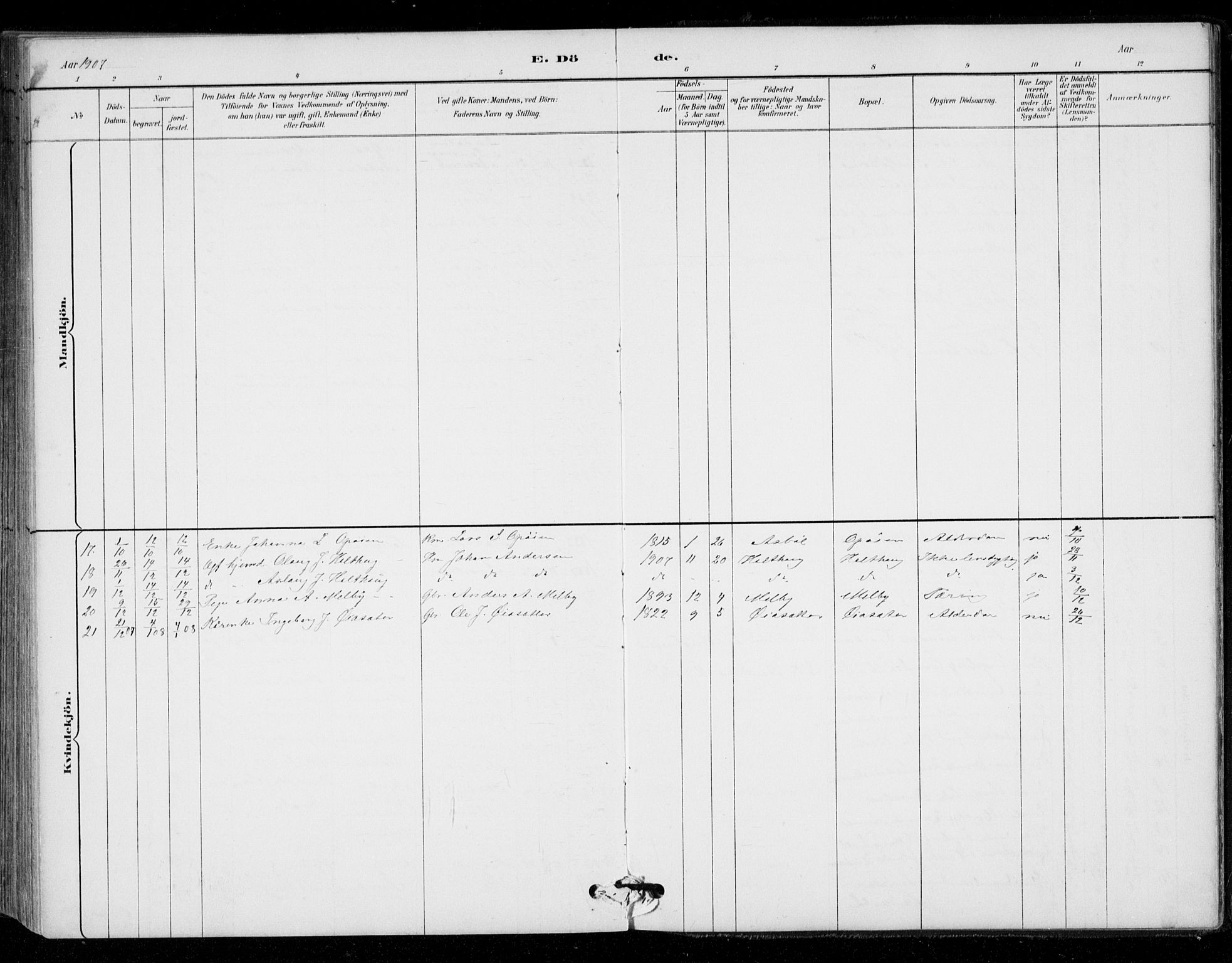 Ministerialprotokoller, klokkerbøker og fødselsregistre - Sør-Trøndelag, AV/SAT-A-1456/671/L0841: Parish register (official) no. 671A03, 1893-1915