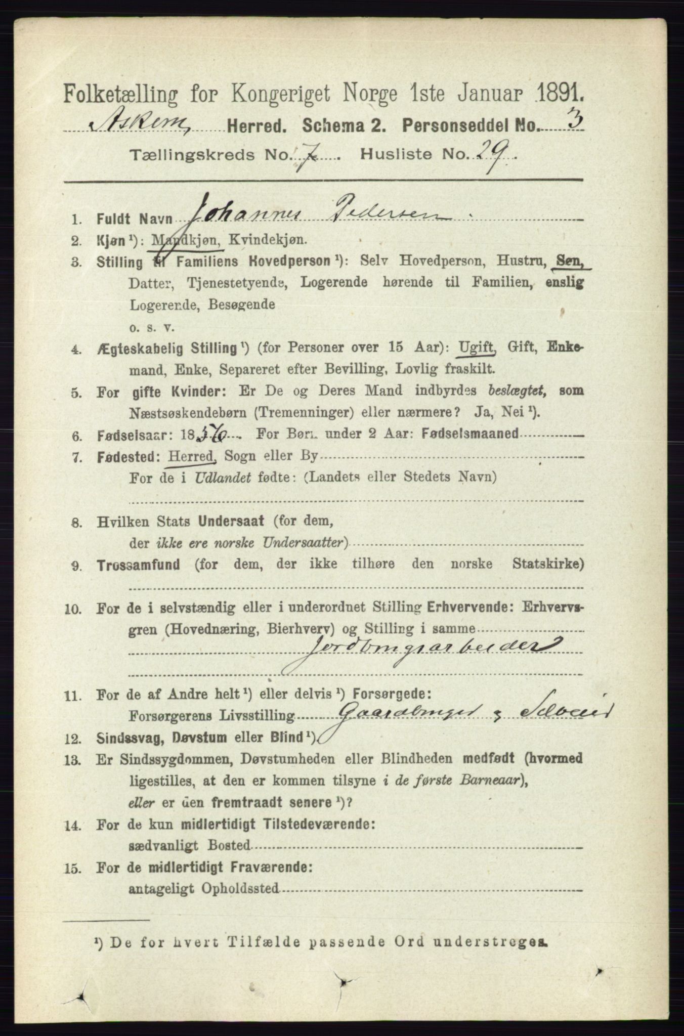 RA, 1891 census for 0124 Askim, 1891, p. 1177