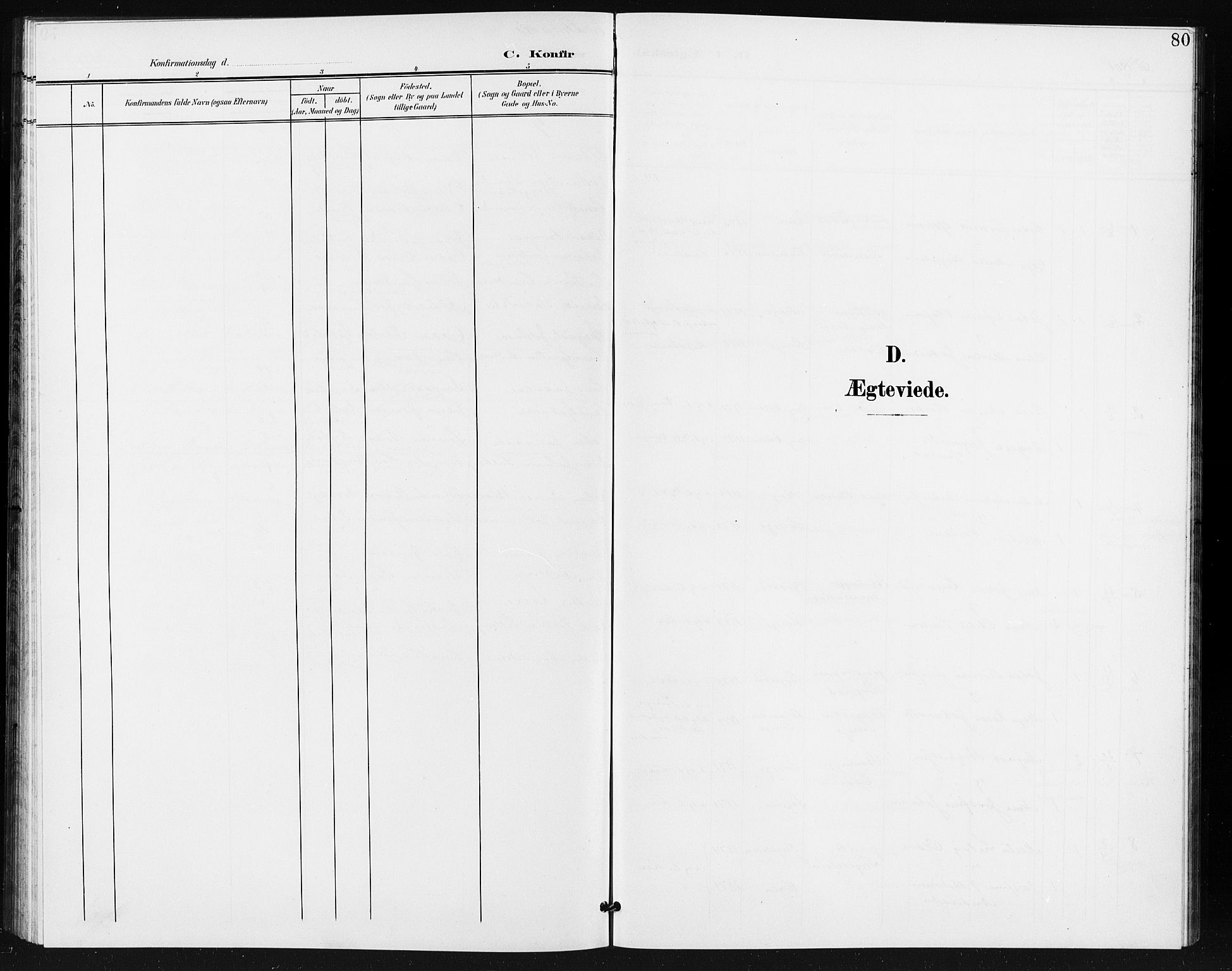 Idd prestekontor Kirkebøker, SAO/A-10911/G/Gb/L0001: Parish register (copy) no. II 1, 1901-1907, p. 80