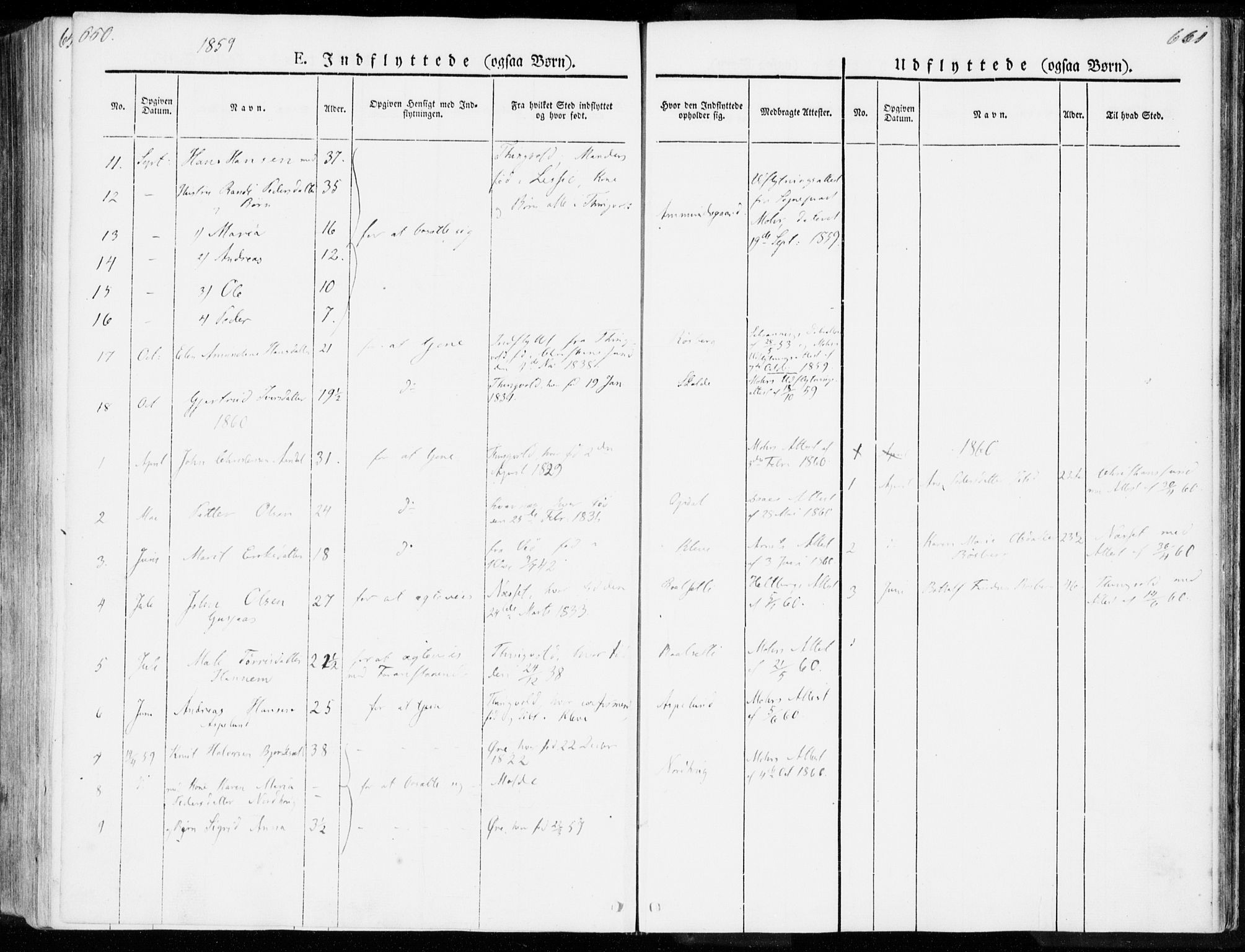 Ministerialprotokoller, klokkerbøker og fødselsregistre - Møre og Romsdal, SAT/A-1454/557/L0680: Parish register (official) no. 557A02, 1843-1869, p. 660-661