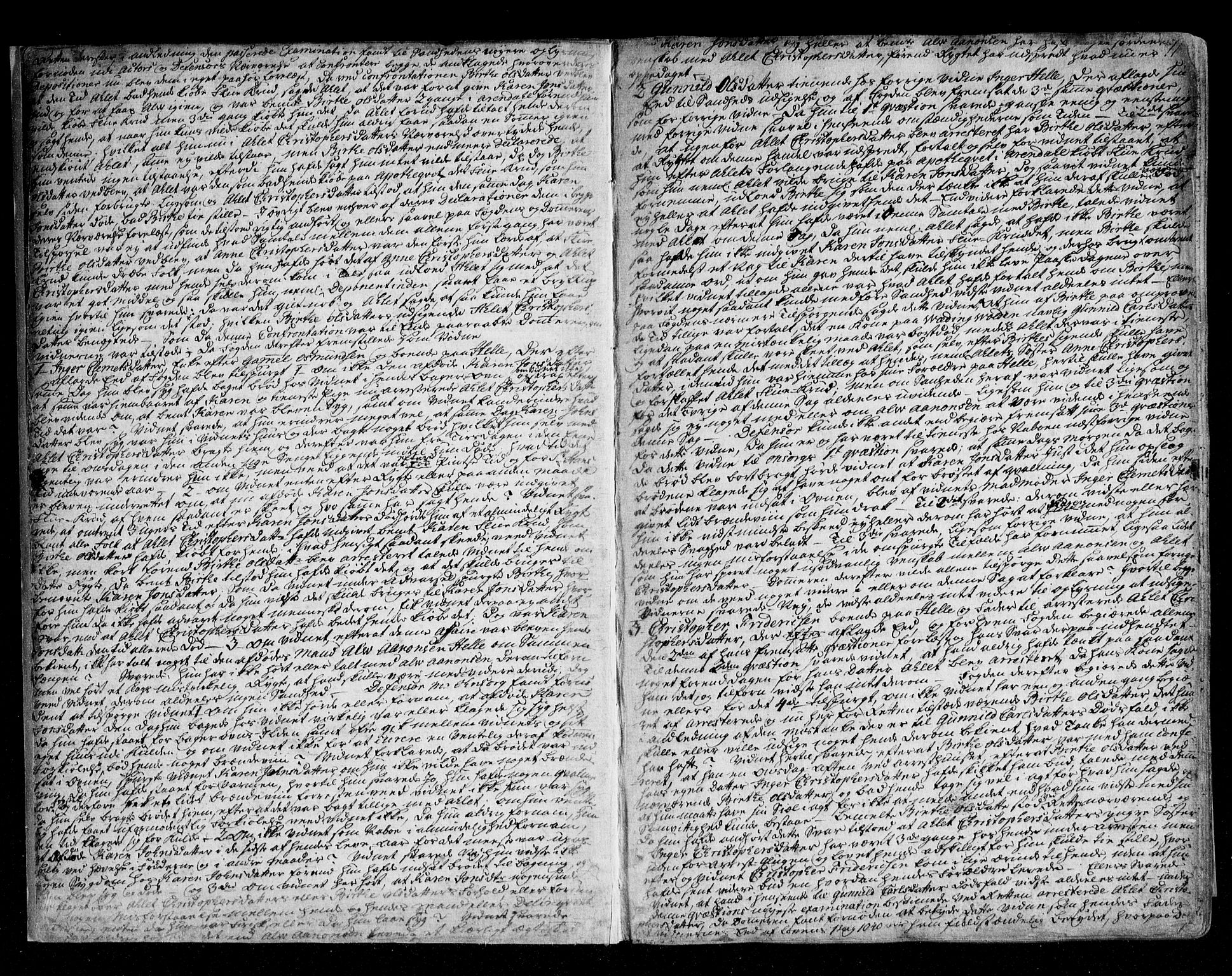 Nedenes sorenskriveri før 1824, AV/SAK-1221-0007/F/Fa/L0033: Tingbok med register nr 28, 1769-1774, p. 10b-11a