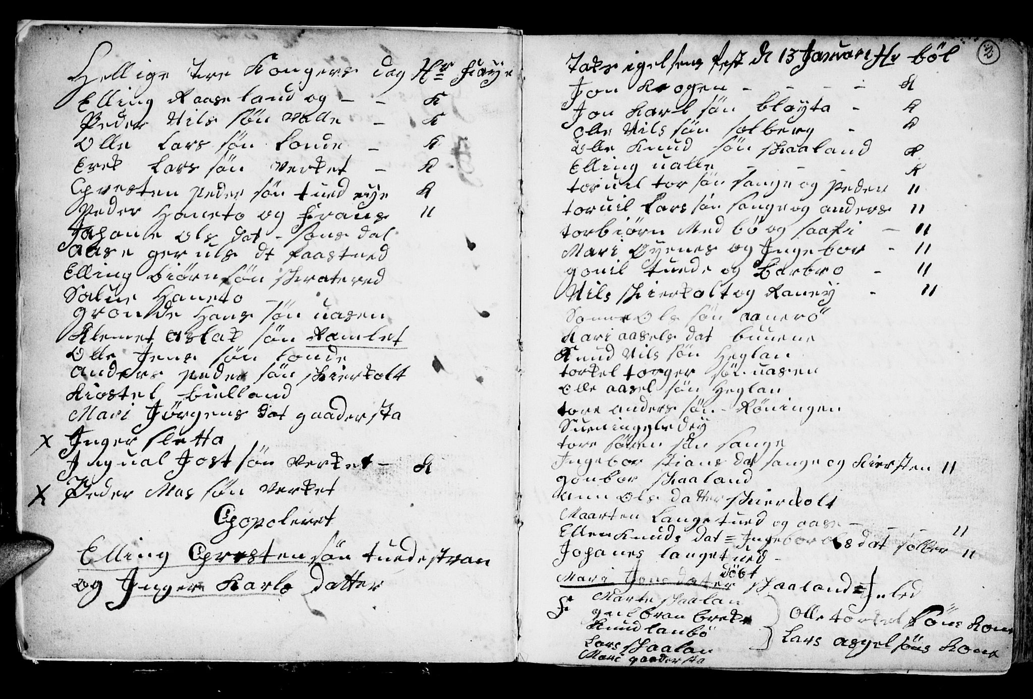 Holt sokneprestkontor, AV/SAK-1111-0021/F/Fb/L0005: Parish register (copy) no. B 5, 1746-1764, p. 2