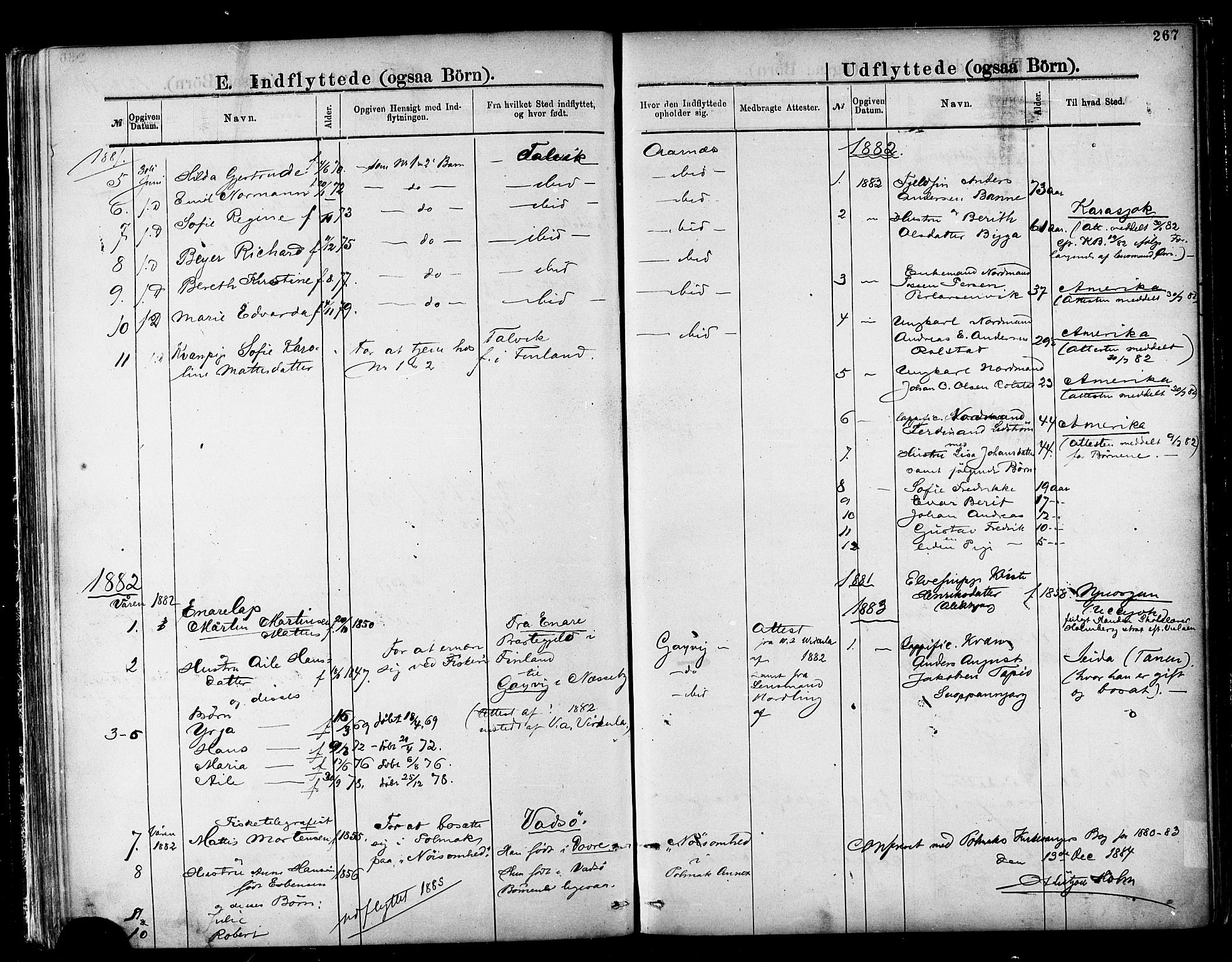 Nesseby sokneprestkontor, AV/SATØ-S-1330/H/Ha/L0004kirke: Parish register (official) no. 4, 1877-1884, p. 267