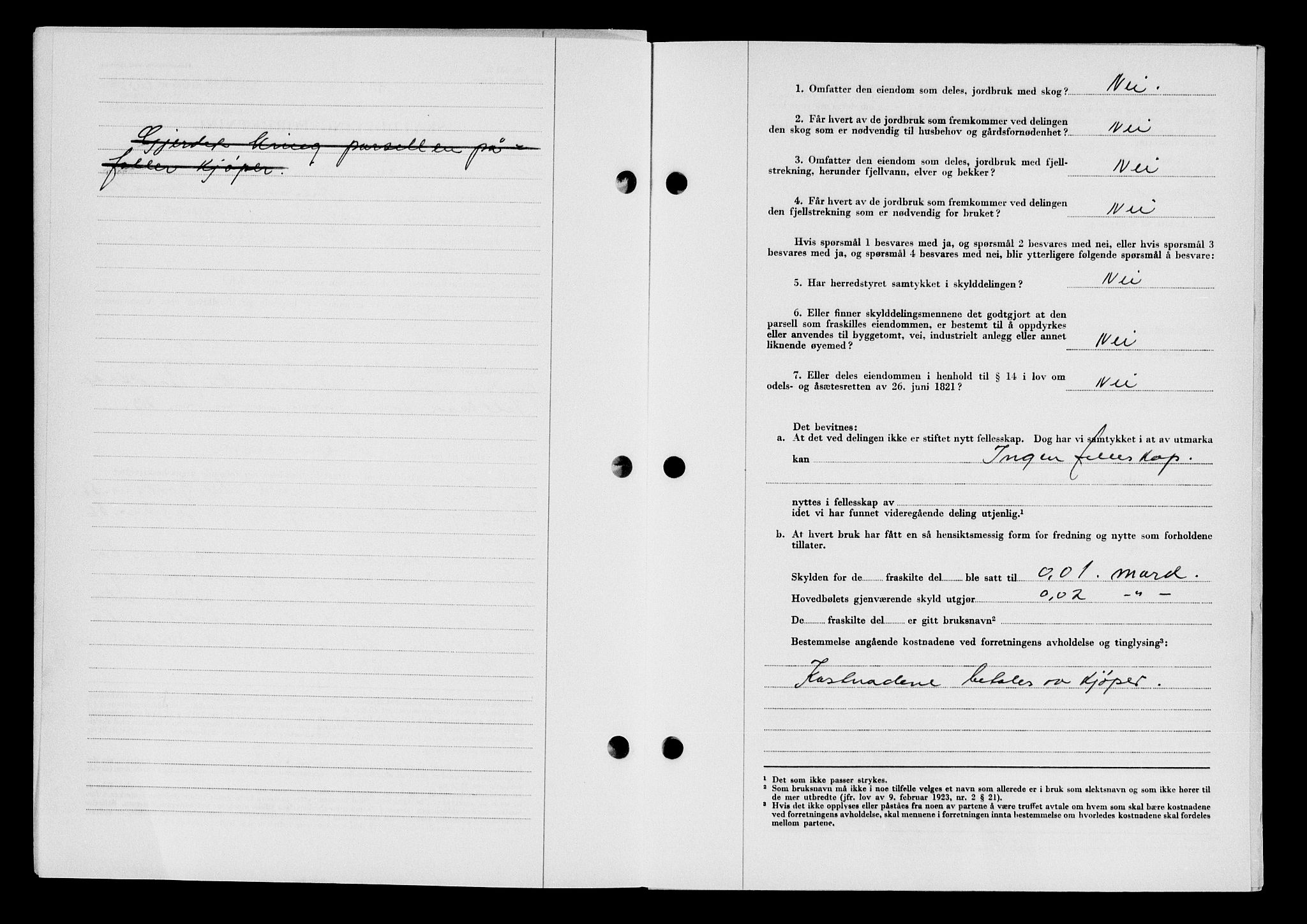 Karmsund sorenskriveri, SAST/A-100311/01/II/IIB/L0125: Mortgage book no. 105A, 1957-1957, Diary no: : 2033/1957