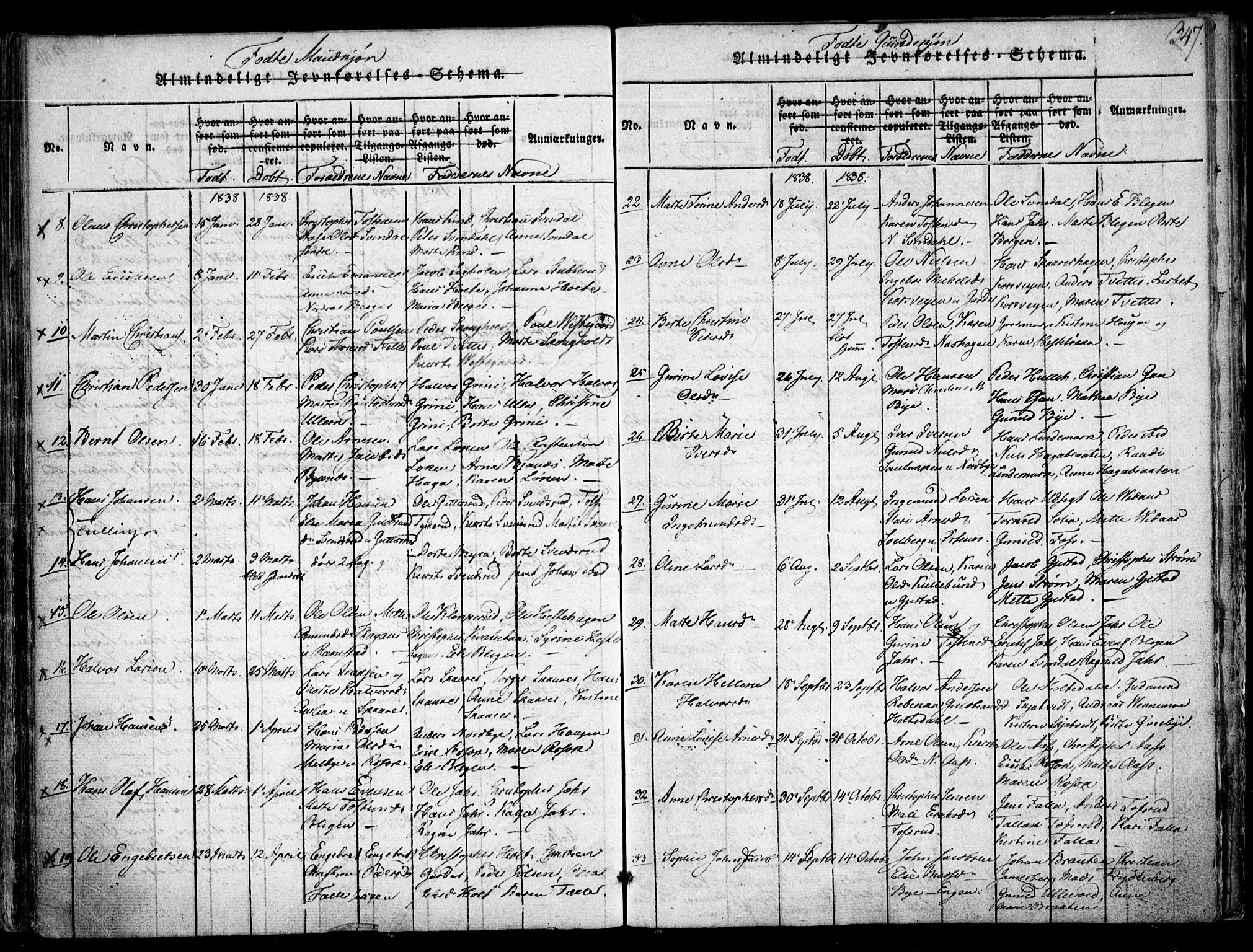 Fet prestekontor Kirkebøker, SAO/A-10370a/F/Fa/L0008: Parish register (official) no. I 8, 1815-1842, p. 347