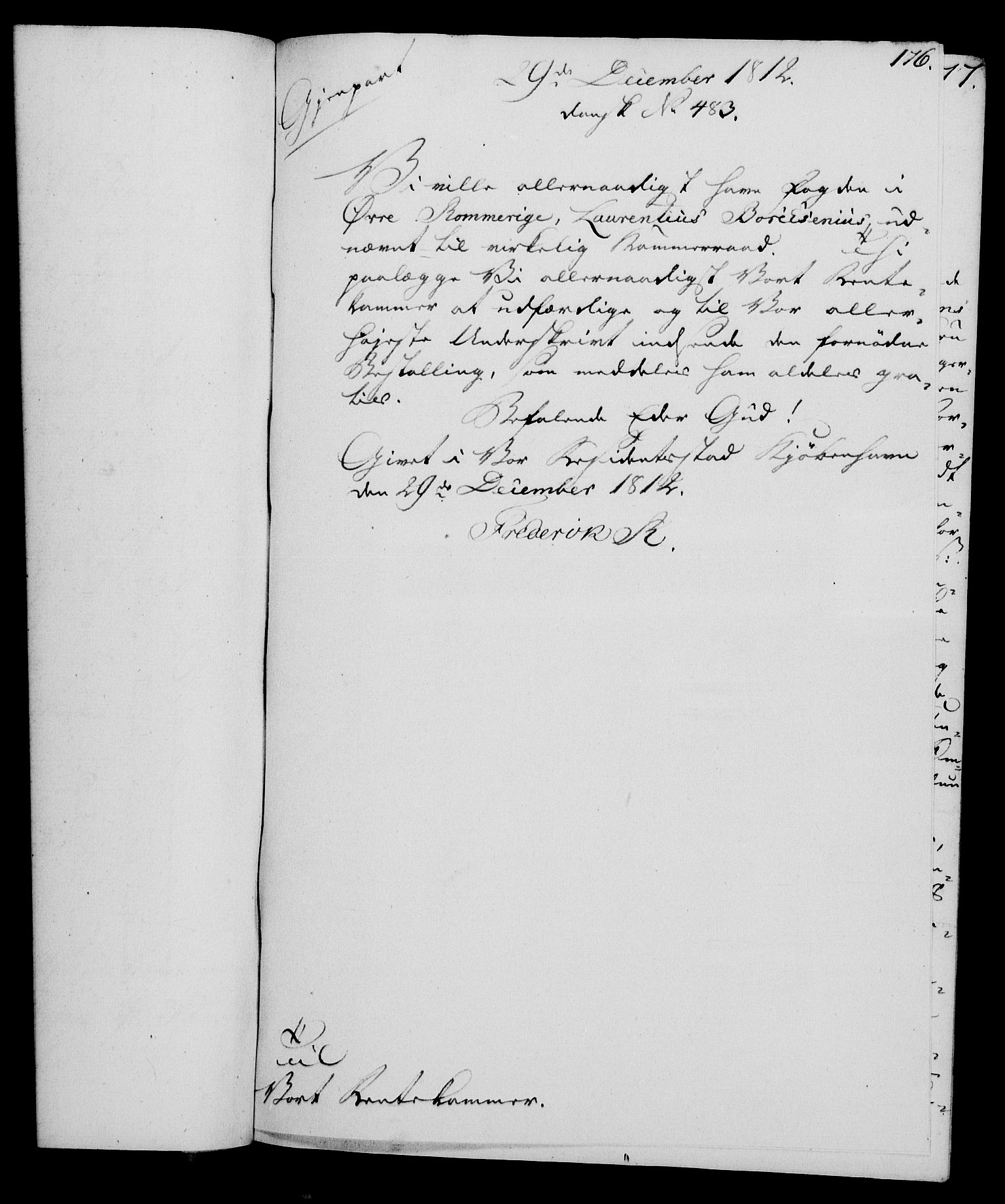 Rentekammeret, Kammerkanselliet, RA/EA-3111/G/Gf/Gfa/L0094: Norsk relasjons- og resolusjonsprotokoll (merket RK 52.94), 1812, p. 660