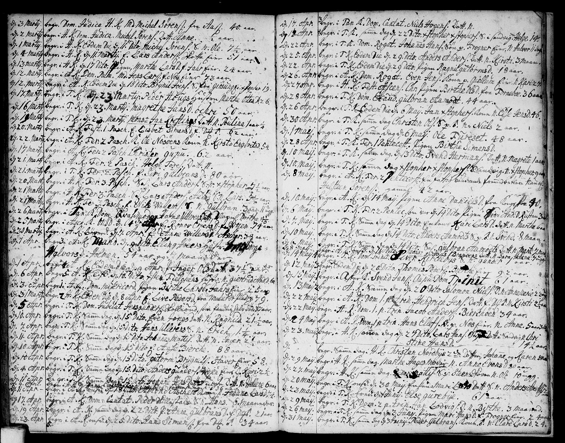 Asker prestekontor Kirkebøker, SAO/A-10256a/F/Fa/L0001: Parish register (official) no. I 1, 1726-1744, p. 109