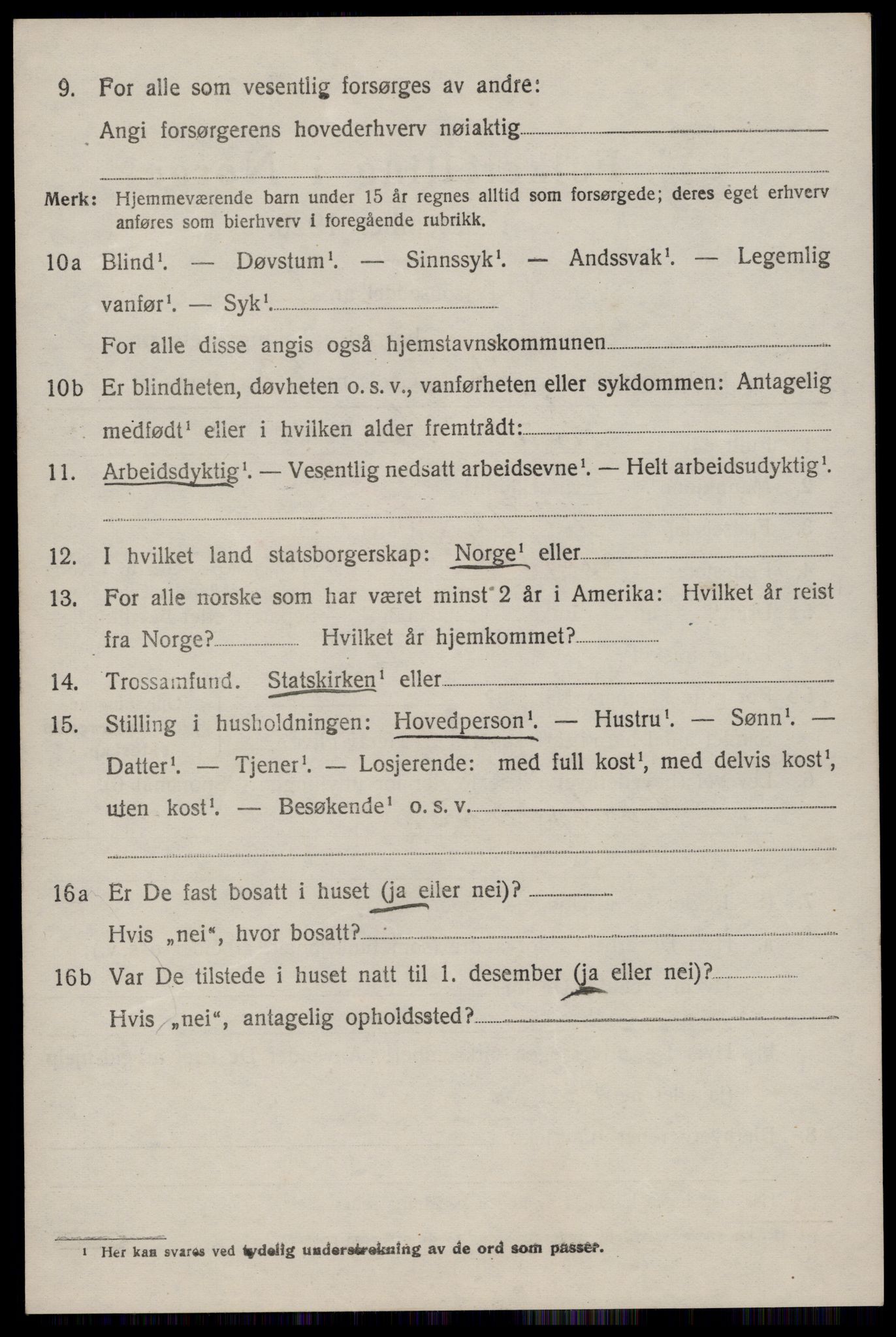 SAKO, 1920 census for Seljord, 1920, p. 3879