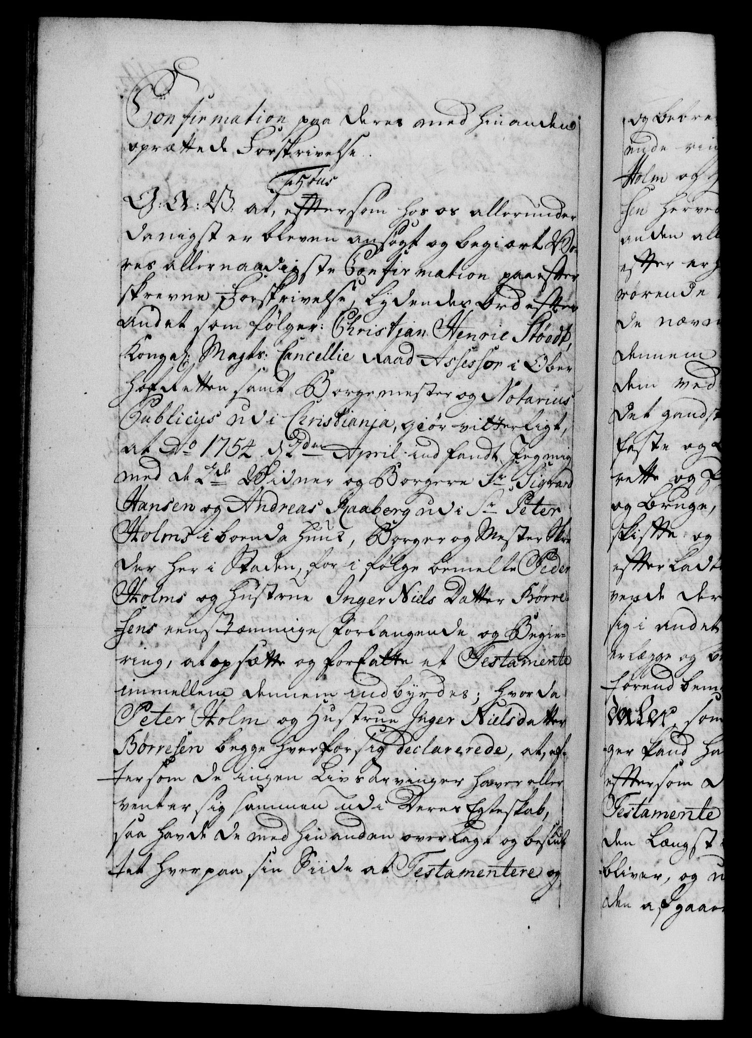 Danske Kanselli 1572-1799, AV/RA-EA-3023/F/Fc/Fca/Fcaa/L0038: Norske registre, 1753-1754, p. 714b