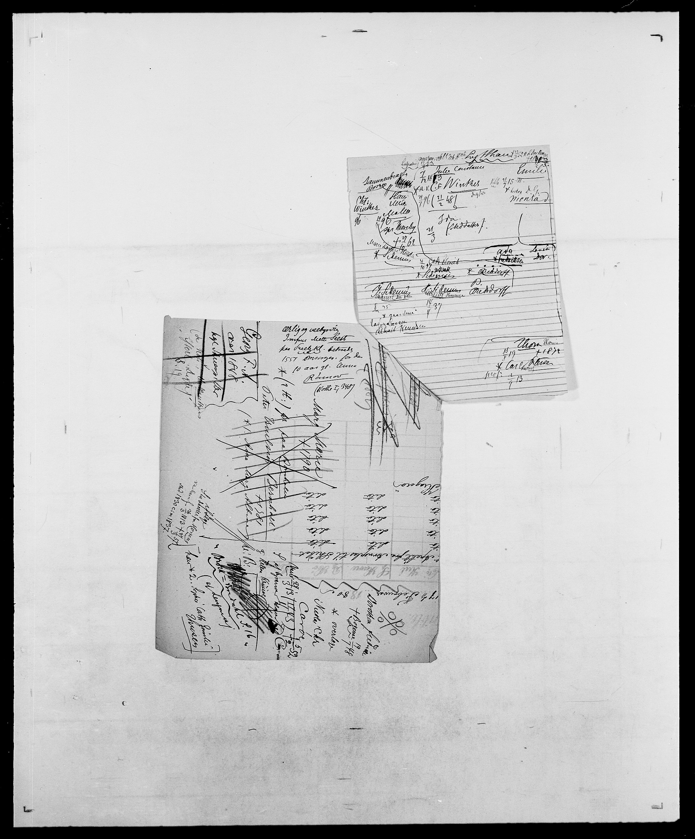 Delgobe, Charles Antoine - samling, AV/SAO-PAO-0038/D/Da/L0035: Schnabel - sjetman, p. 567