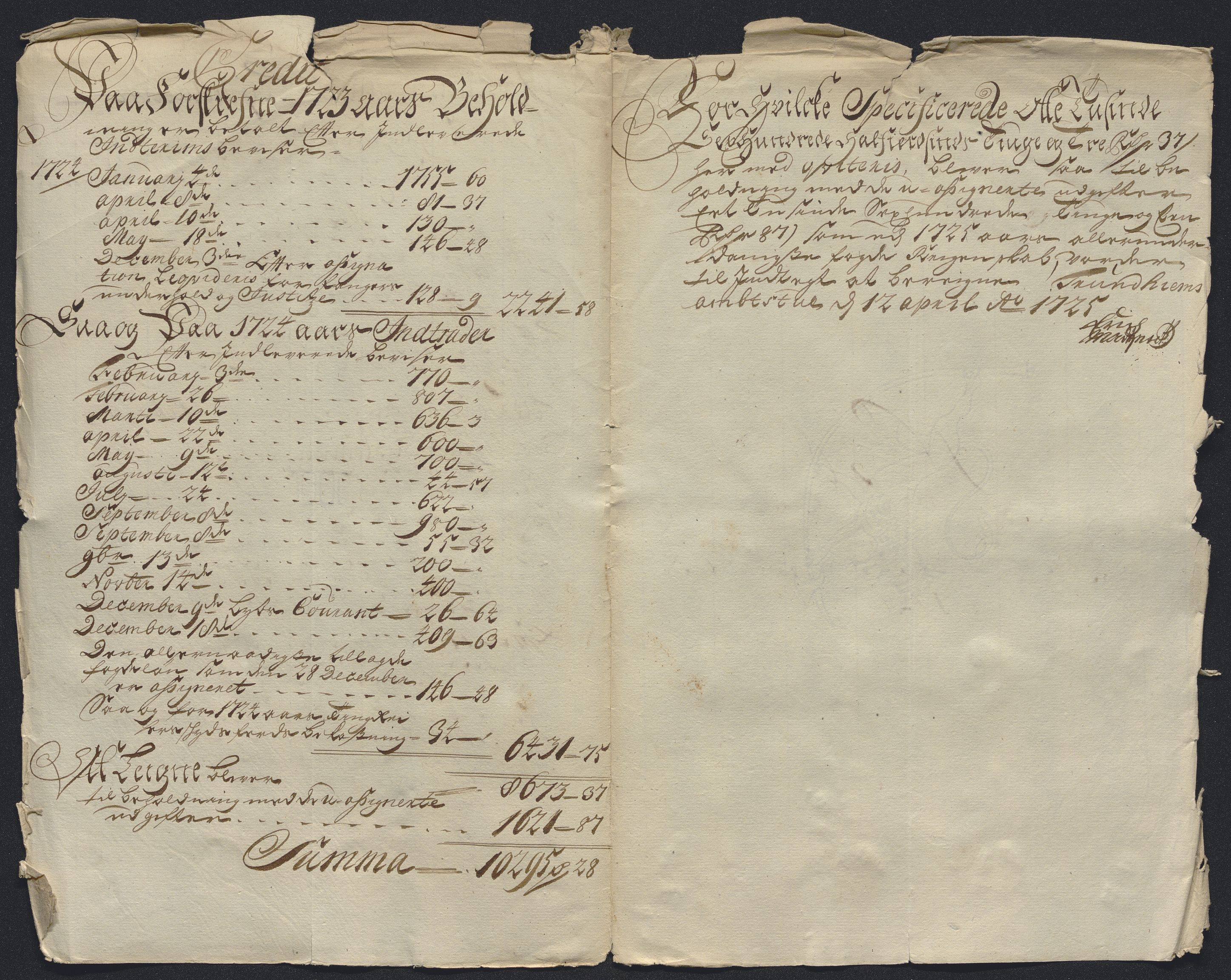 Rentekammeret inntil 1814, Reviderte regnskaper, Fogderegnskap, RA/EA-4092/R56/L3757: Fogderegnskap Nordmøre, 1724, p. 306