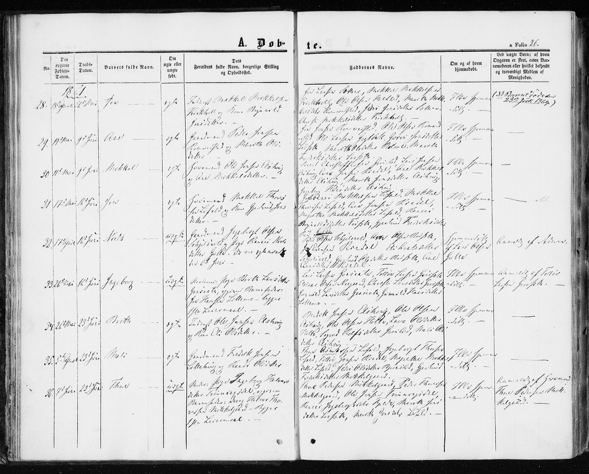 Ministerialprotokoller, klokkerbøker og fødselsregistre - Møre og Romsdal, AV/SAT-A-1454/598/L1067: Parish register (official) no. 598A01, 1858-1871, p. 26