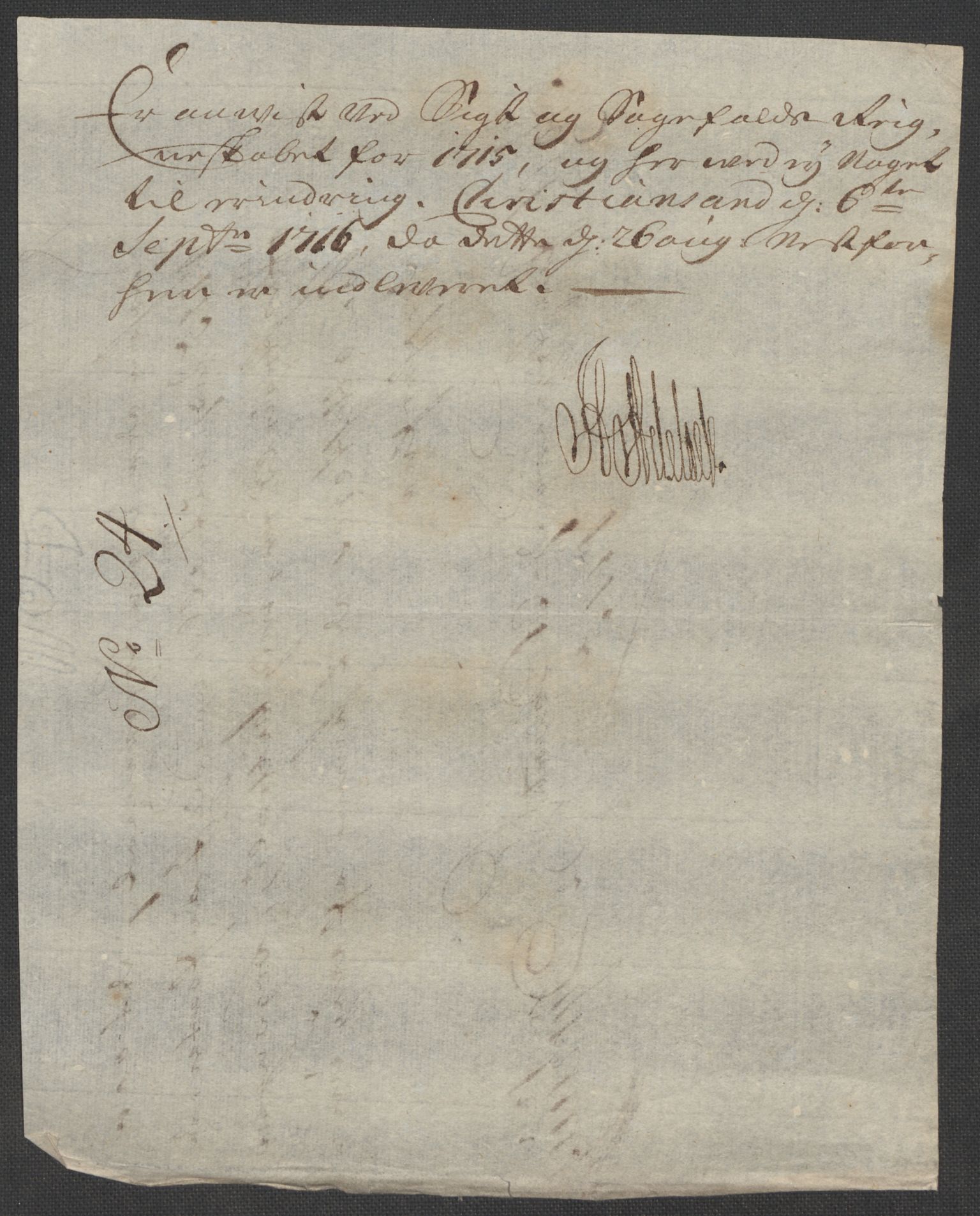 Rentekammeret inntil 1814, Reviderte regnskaper, Fogderegnskap, AV/RA-EA-4092/R39/L2323: Fogderegnskap Nedenes, 1715, p. 157