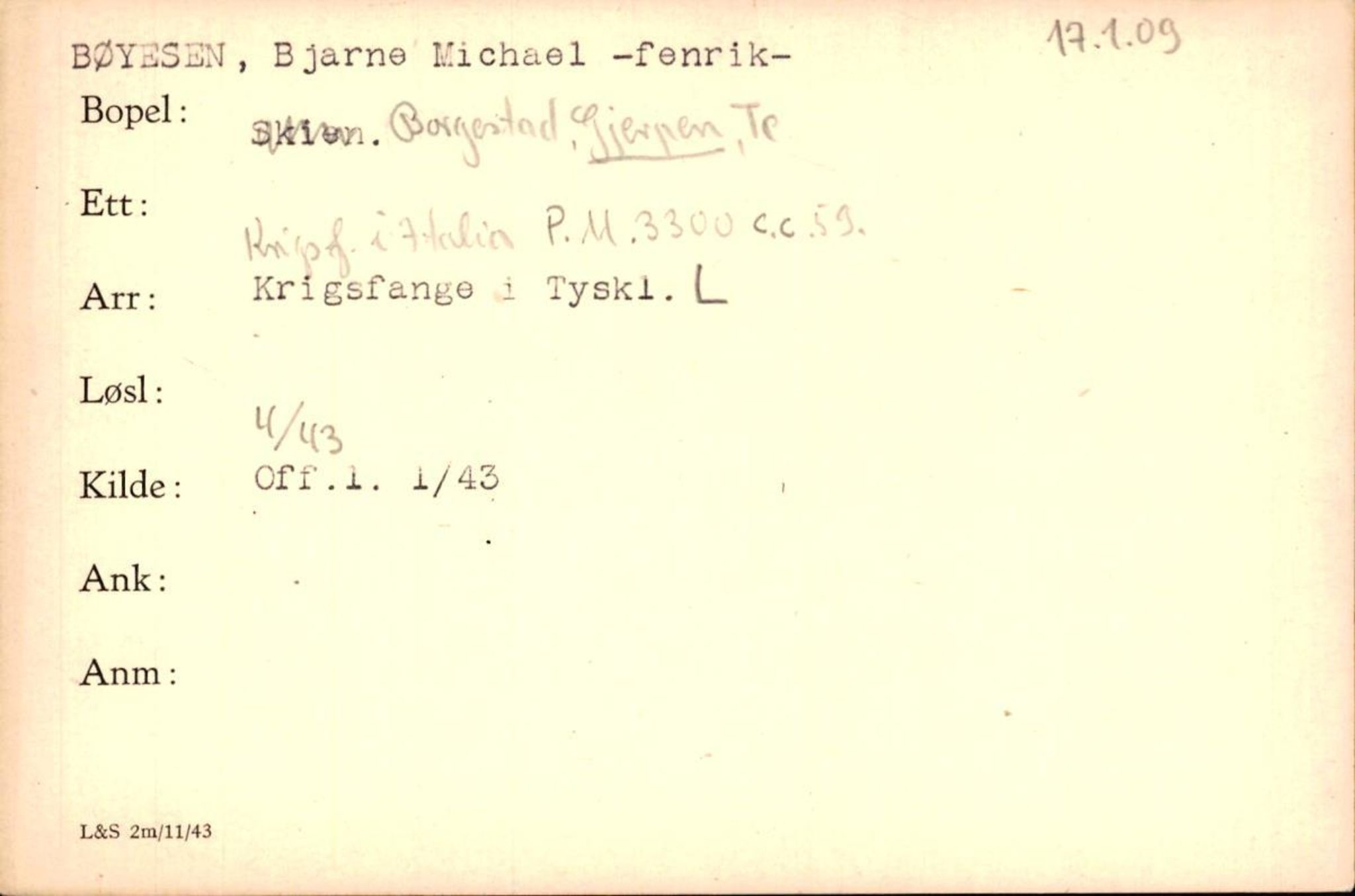 Forsvaret, Forsvarets krigshistoriske avdeling, AV/RA-RAFA-2017/Y/Yf/L0200: II-C-11-2102  -  Norske krigsfanger i Tyskland, 1940-1945, p. 168