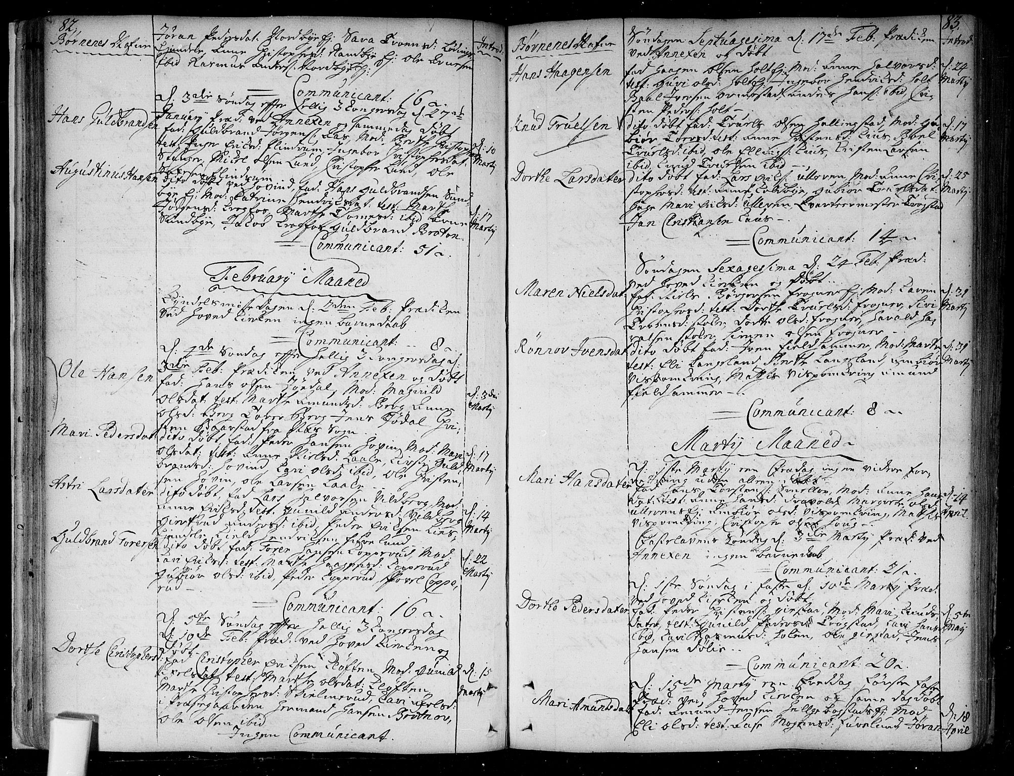 Ullensaker prestekontor Kirkebøker, SAO/A-10236a/F/Fa/L0005: Parish register (official) no. I 5, 1733-1762, p. 82-83