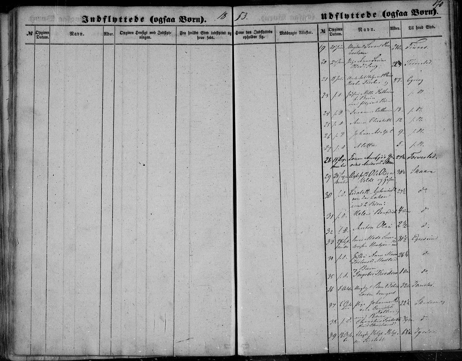 Avaldsnes sokneprestkontor, AV/SAST-A -101851/H/Ha/Haa/L0008: Parish register (official) no. A 8, 1847-1857, p. 170