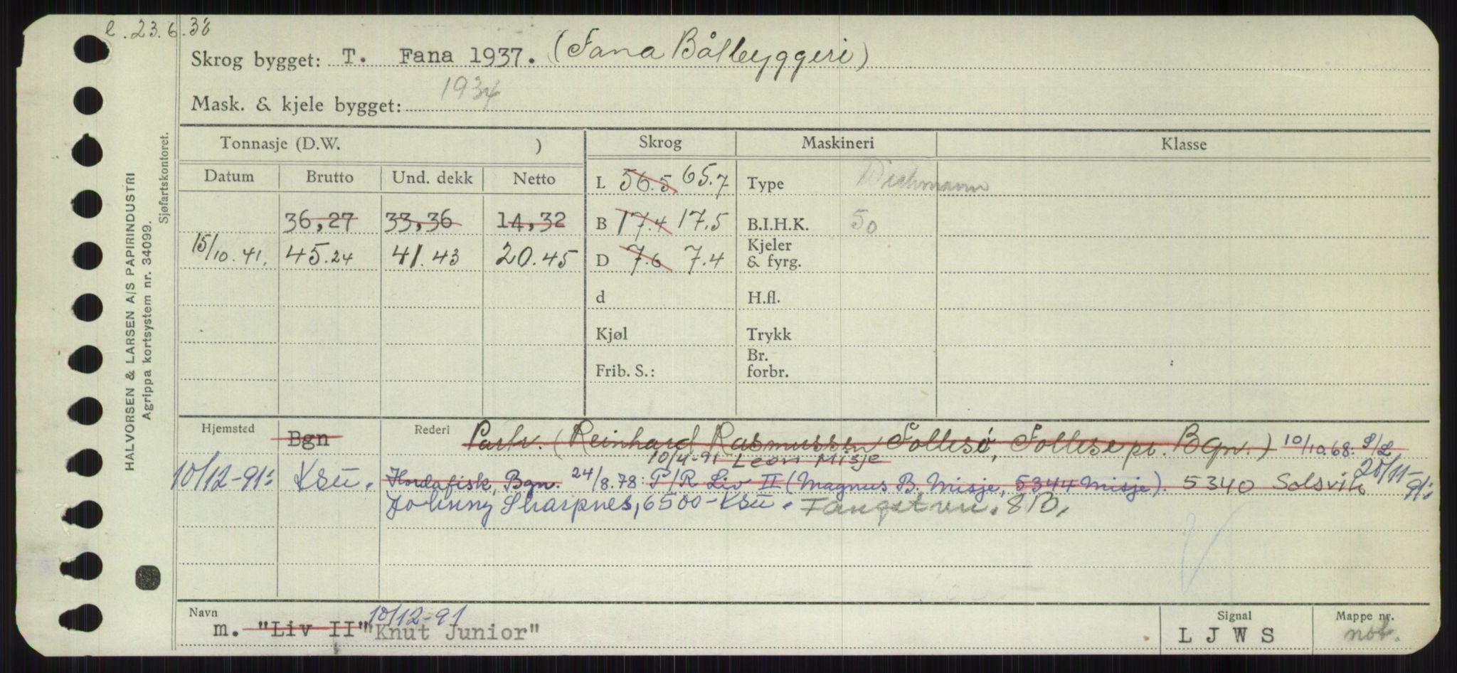 Sjøfartsdirektoratet med forløpere, Skipsmålingen, AV/RA-S-1627/H/Ha/L0003/0001: Fartøy, Hilm-Mar / Fartøy, Hilm-Kol, p. 845