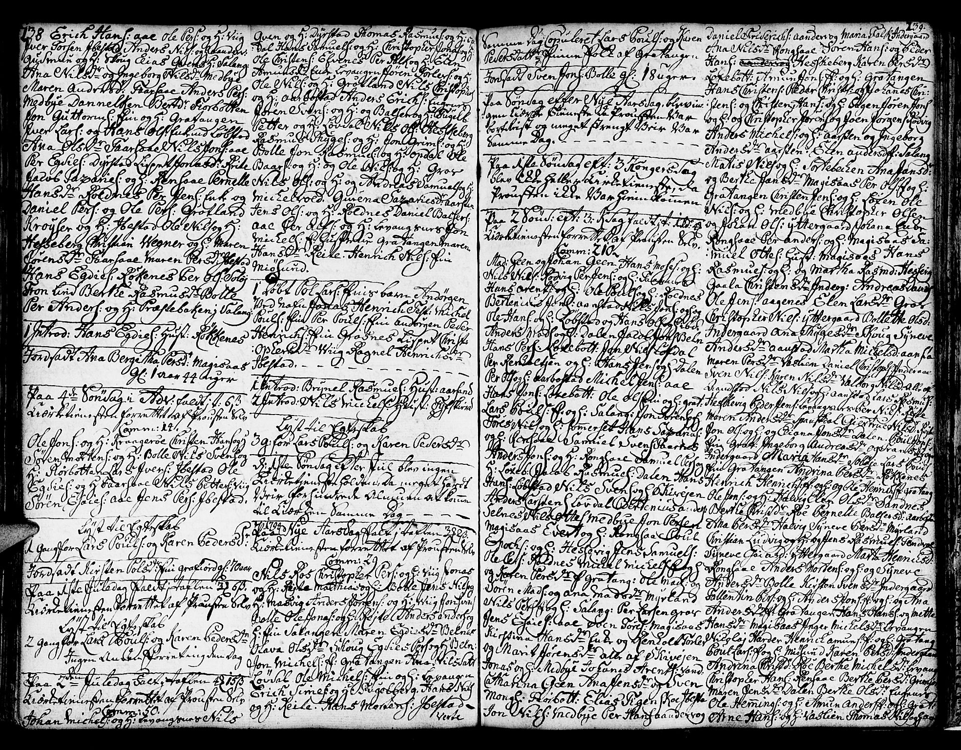 Ibestad sokneprestembete, SATØ/S-0077/H/Ha/Hab/L0001klokker: Parish register (copy) no. 1, 1776-1808, p. 238-239