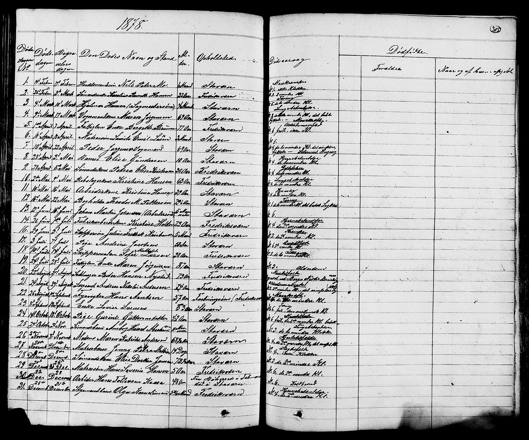 Stavern kirkebøker, AV/SAKO-A-318/G/Ga/L0002: Parish register (copy) no. 2, 1839-1909, p. 315