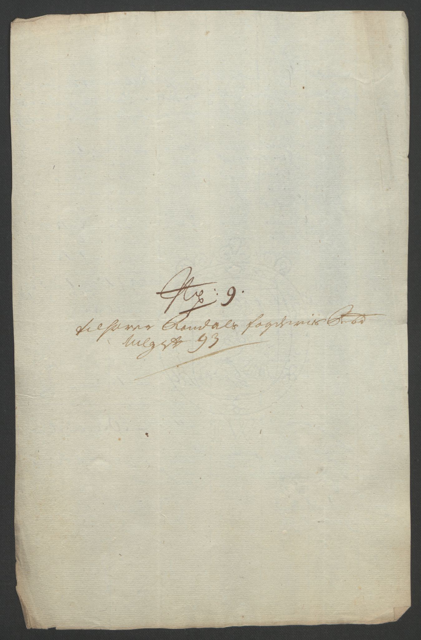 Rentekammeret inntil 1814, Reviderte regnskaper, Fogderegnskap, RA/EA-4092/R55/L3651: Fogderegnskap Romsdal, 1693-1694, p. 150